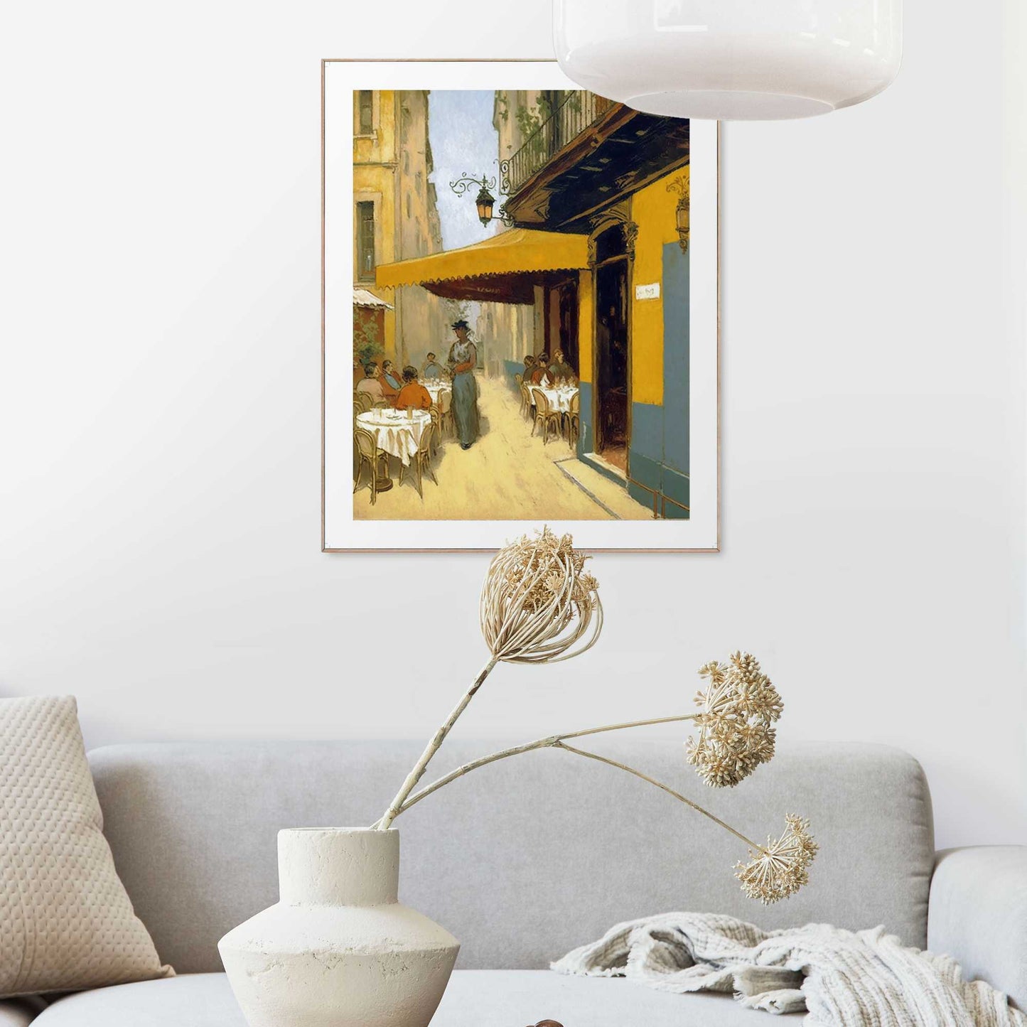 Framed in Wood French Terrace I 50x40