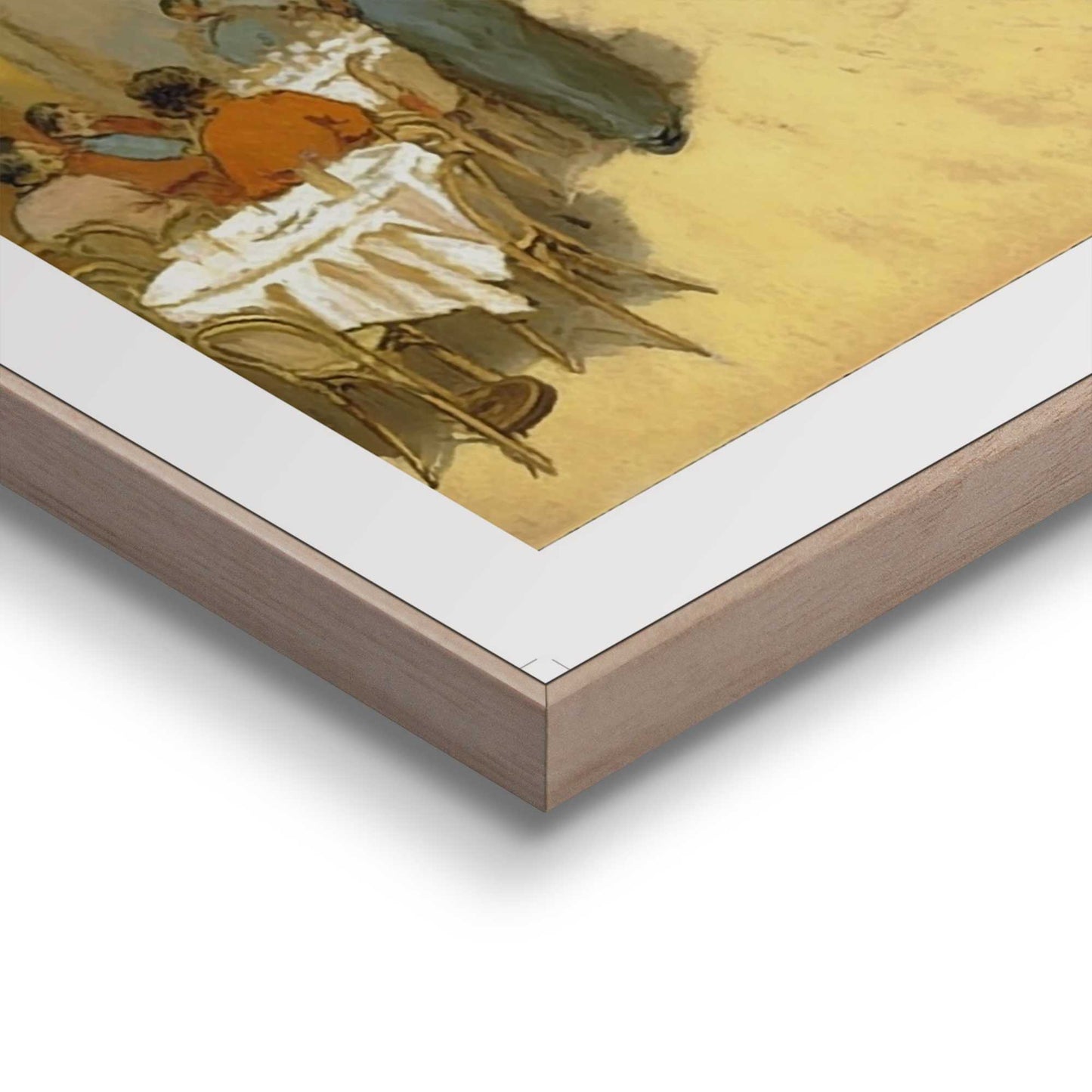 Framed in Wood French Terrace I 50x40