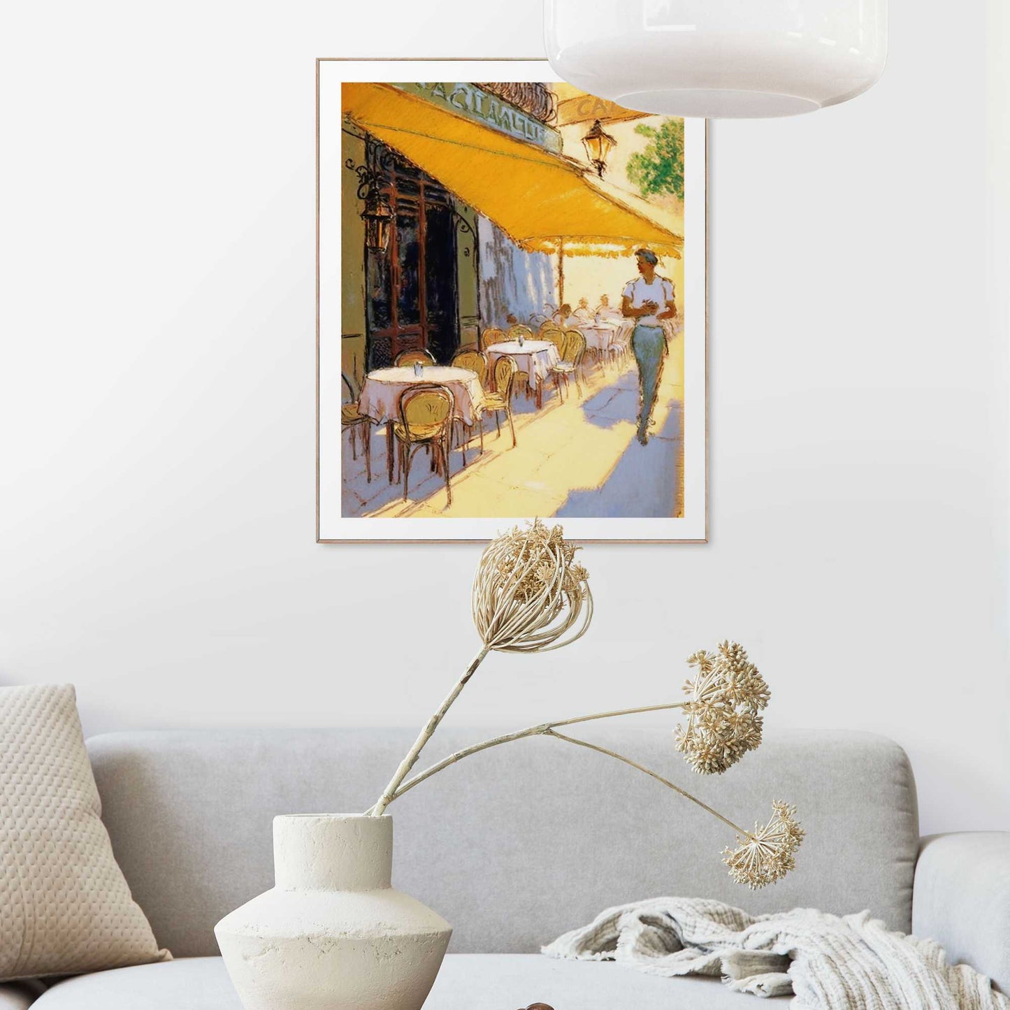 Framed in Wood French Terrace II 50x40