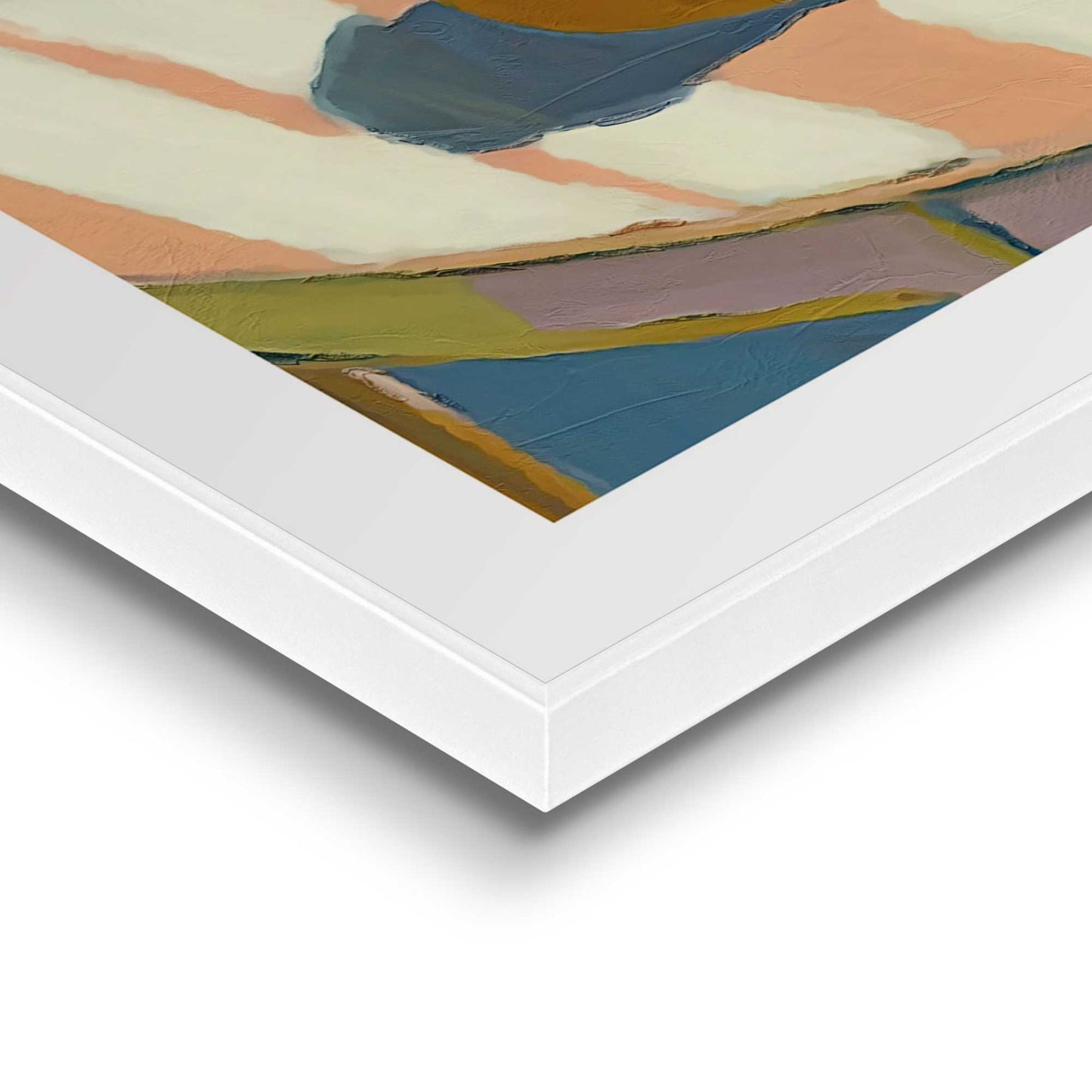 Framed in White Fruit Table 50x40