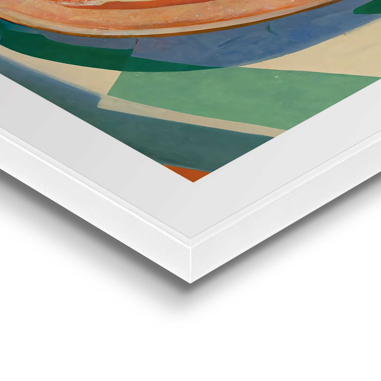 Framed in White Lunch Table 50x40