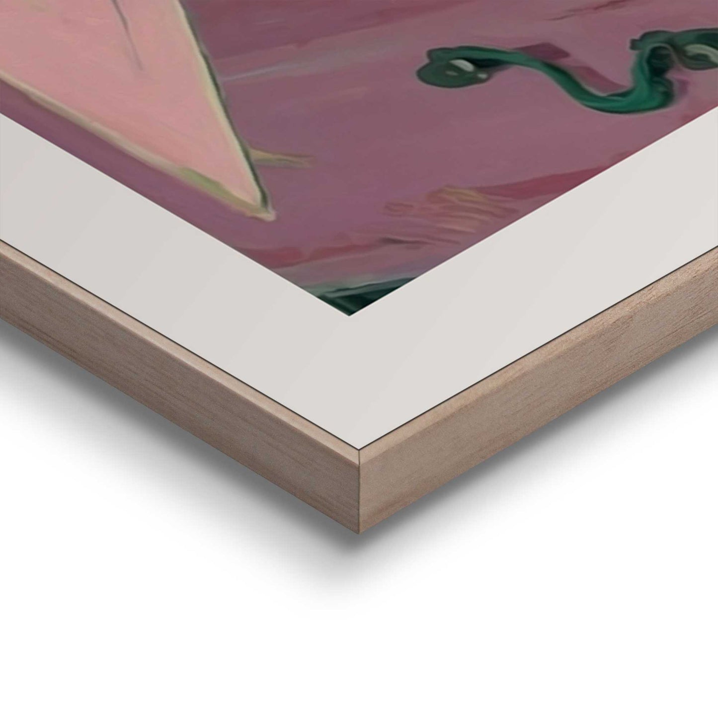 Framed in Wood Holiday Boulevard View 70x50