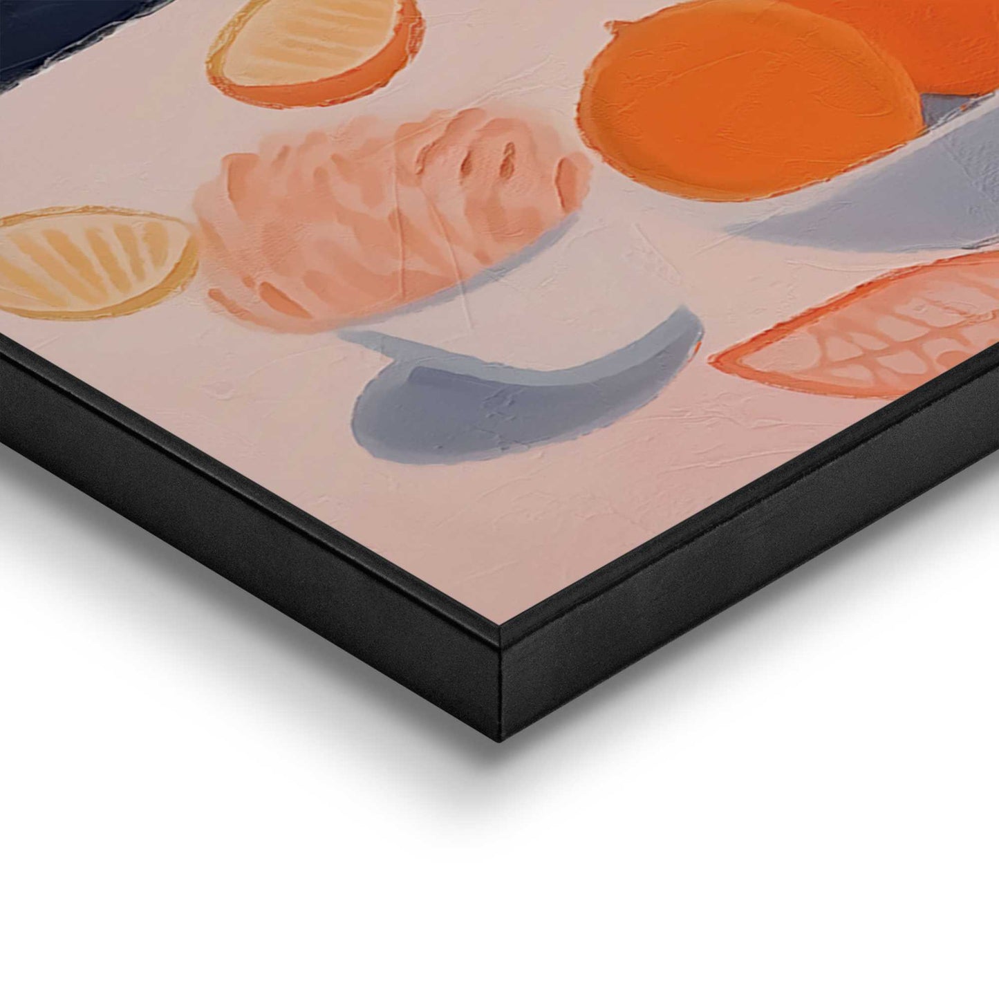 Framed in Black Vase on Black 70x50