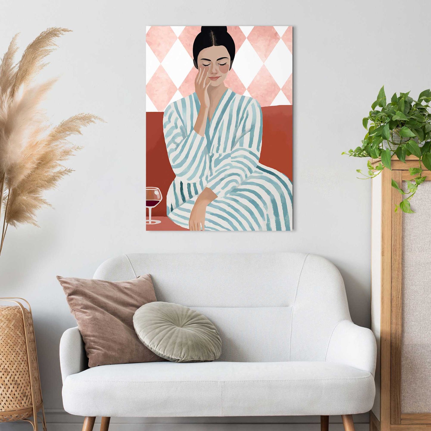 Canvas Blushing Lady 70x50
