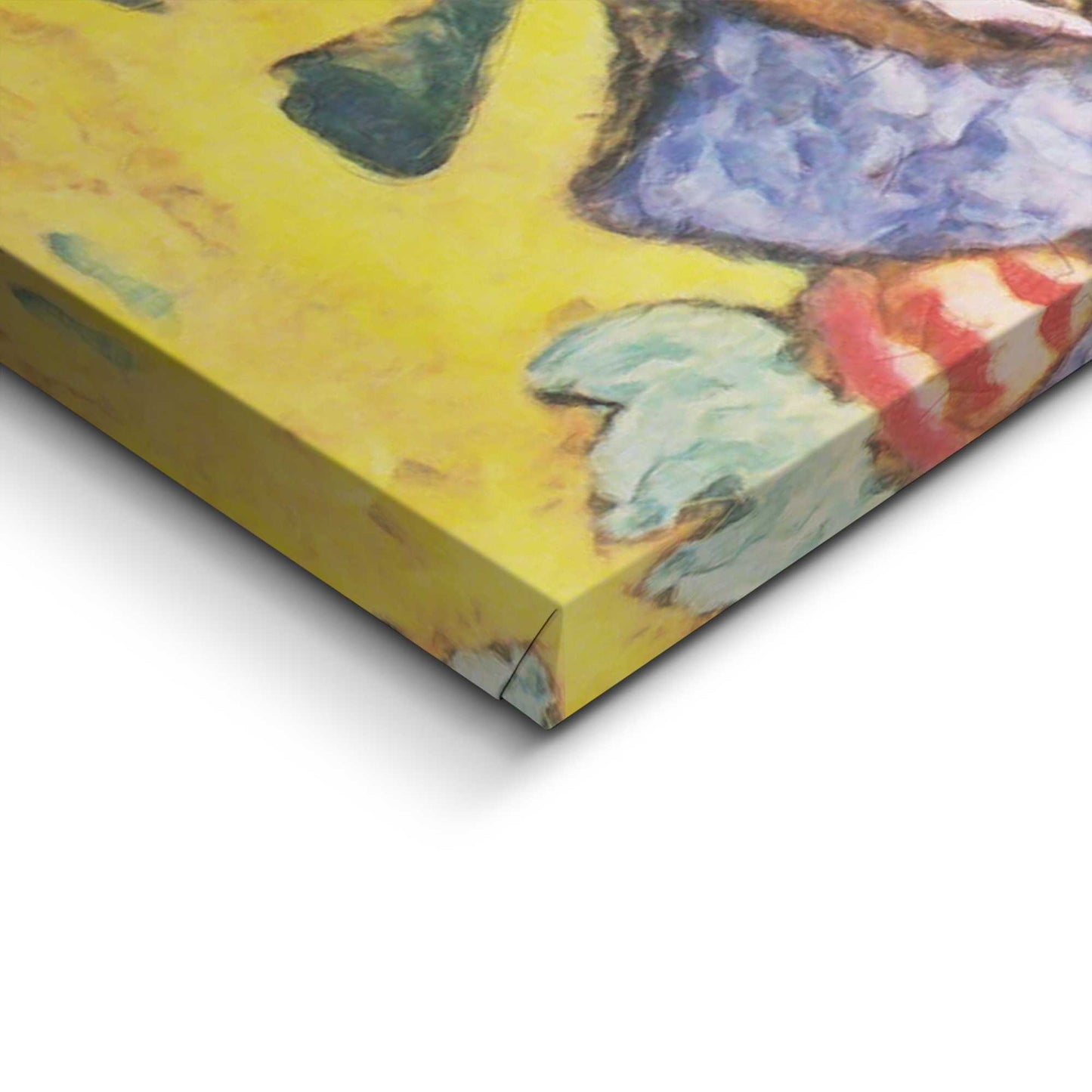 Canvas Gustav Klimt - lady with fan 70x50