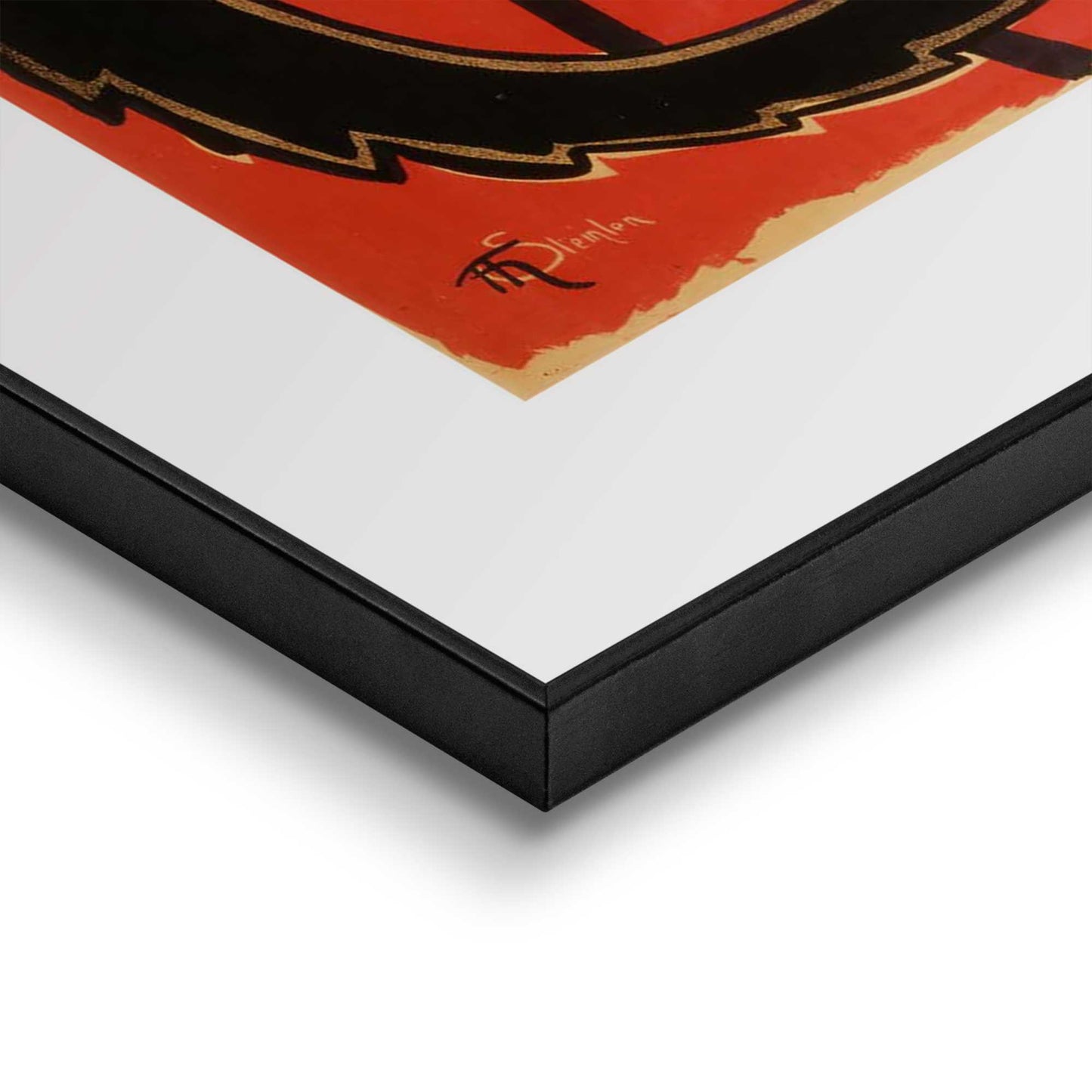 Framed in Black Le Chat Noir 70x50