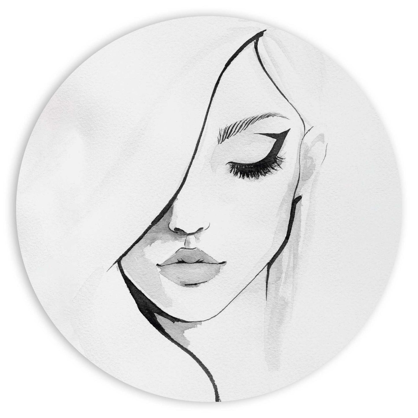 Painting Womans Face 50x50
