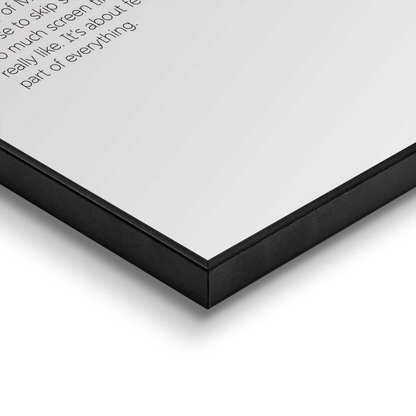 Framed in Black JOMO - joy of missing out 50x40