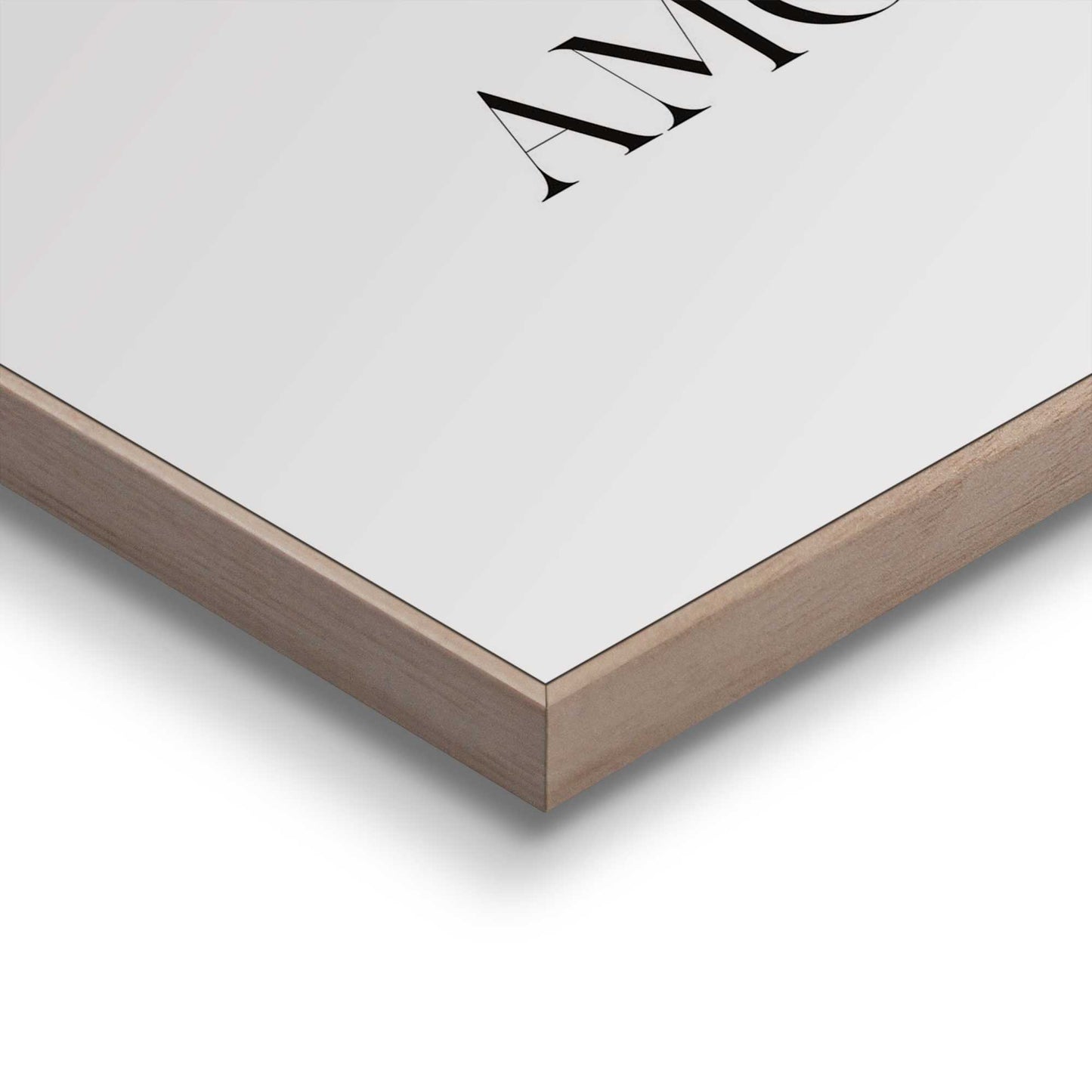 Framed in Wood Italian Love 50x40