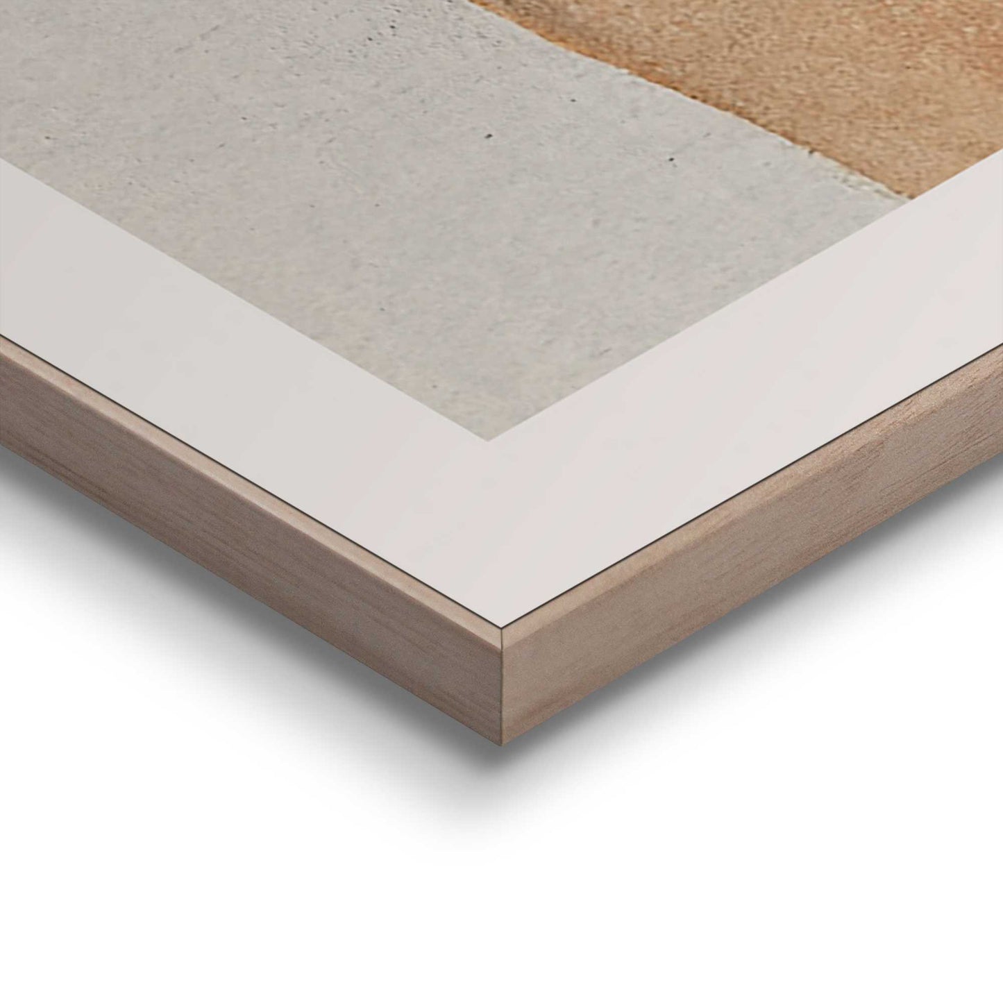 Framed in Wood Hat Silhouette 70x50