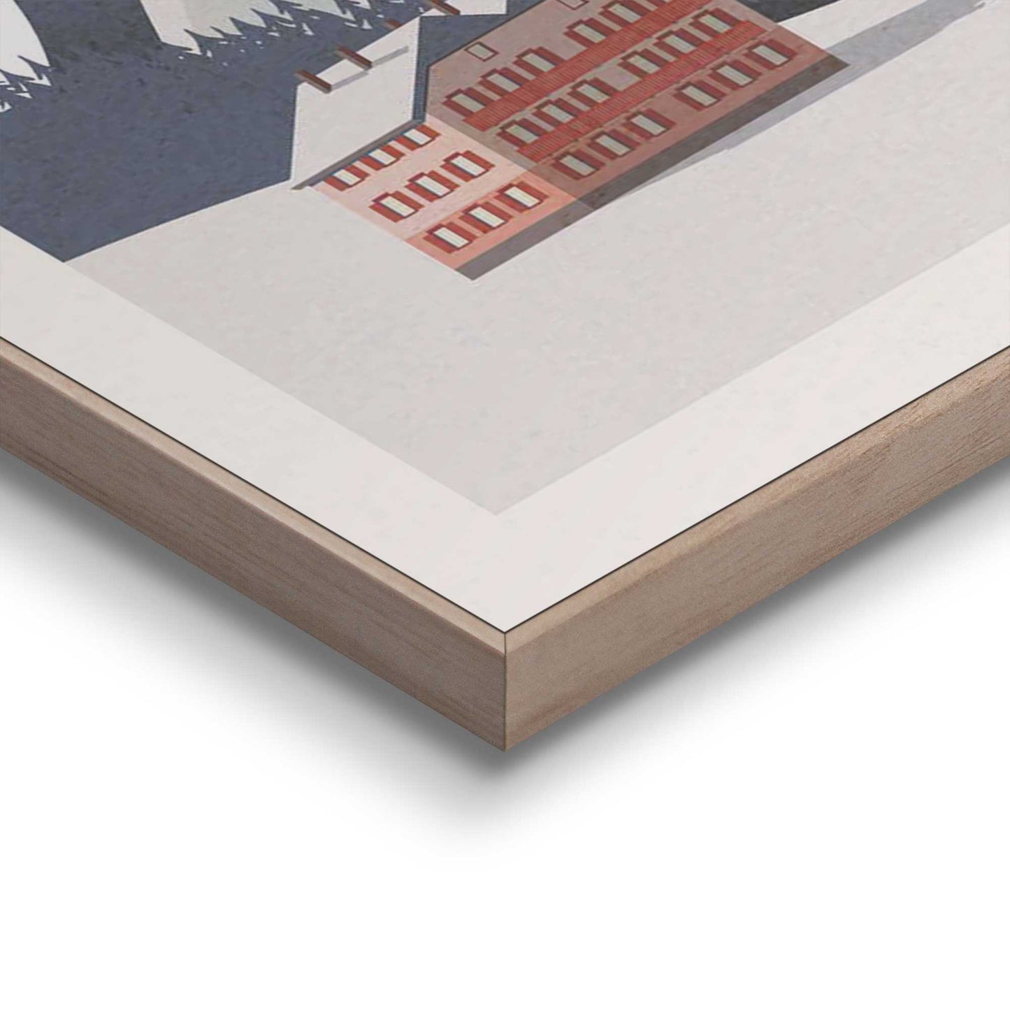 Framed Poster Winter Holidays 70x50