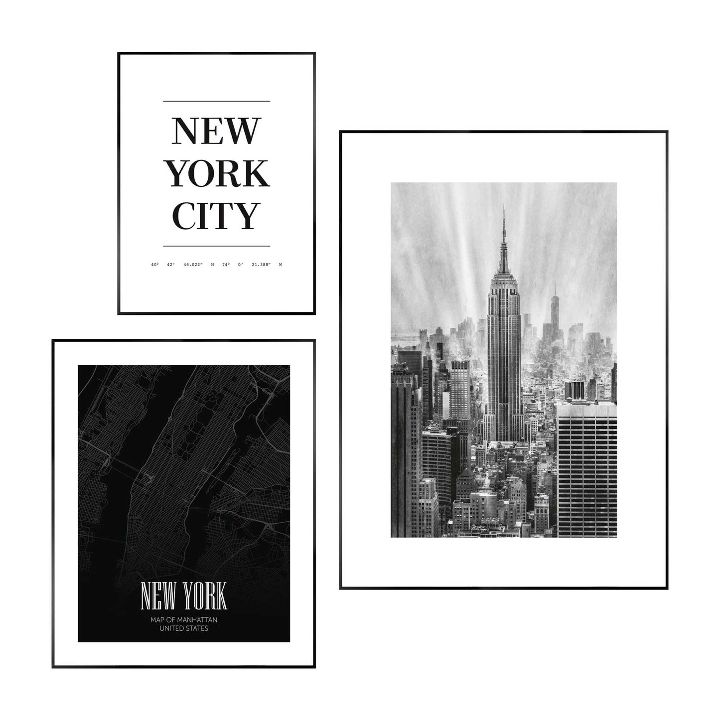 Framed in Black New York City 70x50