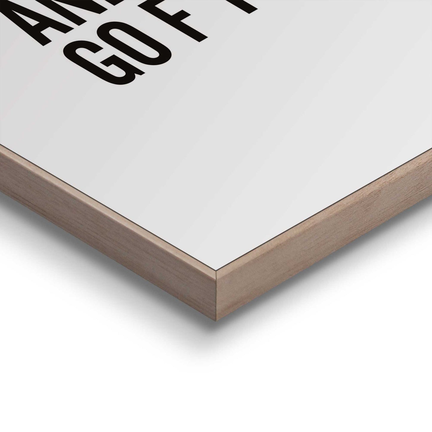 Framed in Wood Mostly Light 50x40