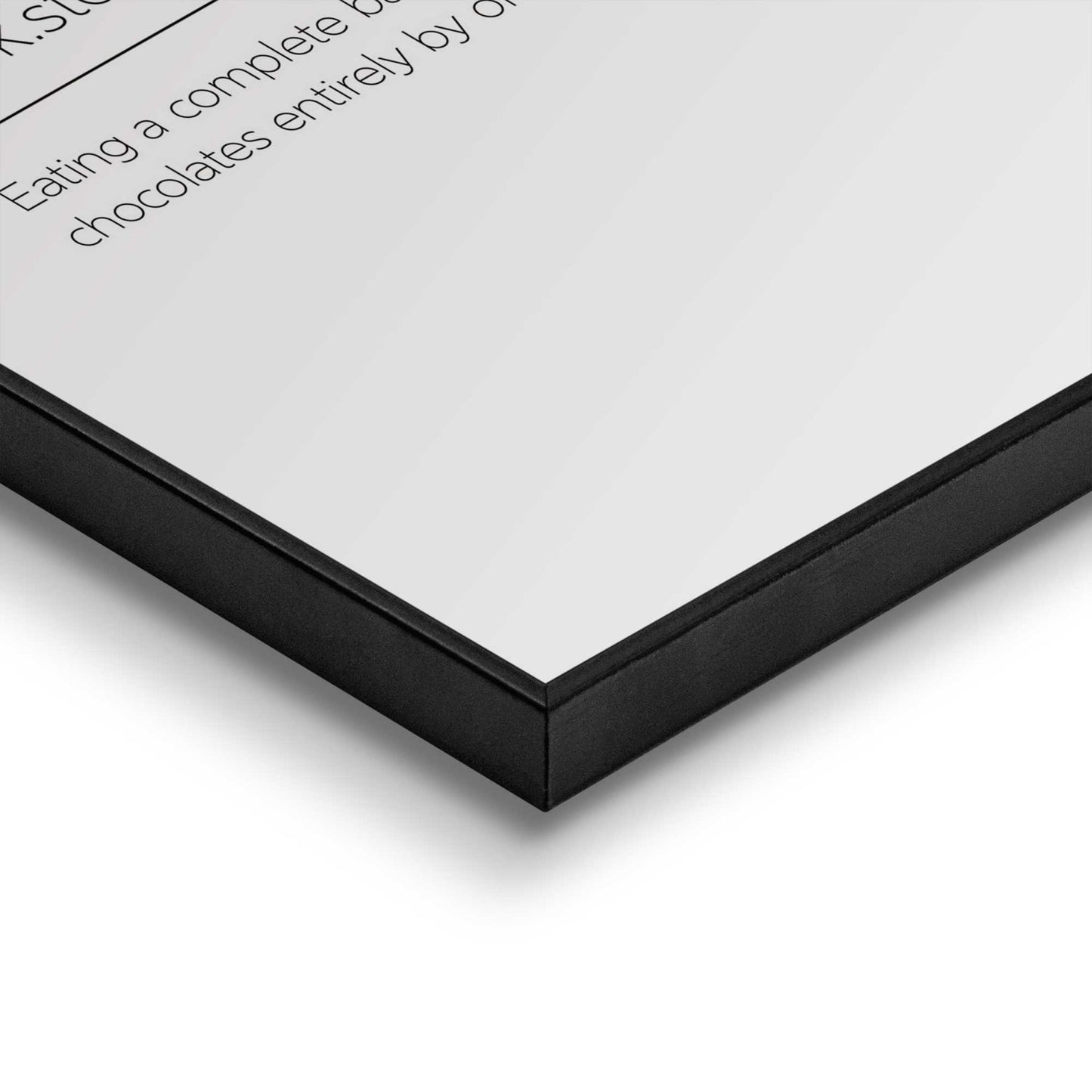 Framed in Black Snaccident 50x40