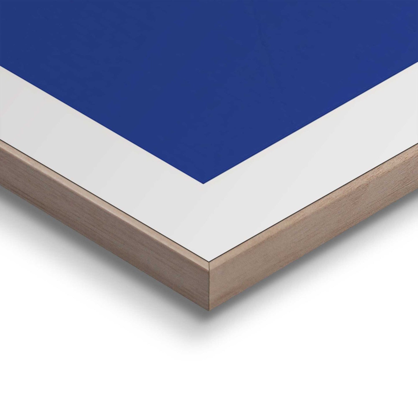 Framed in Wood Blue Panther 70x50