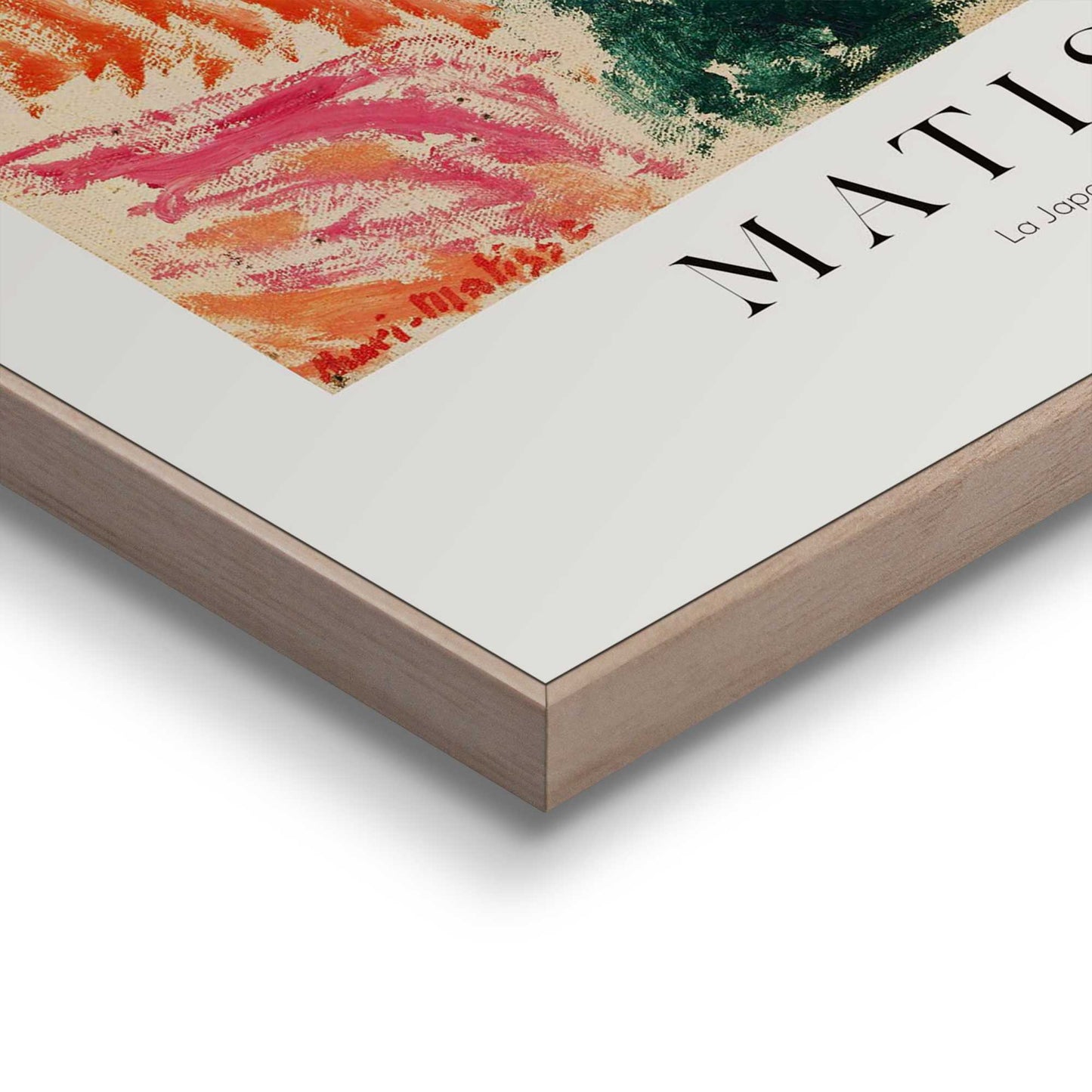 Framed in Wood Matisse Triptych 50x40