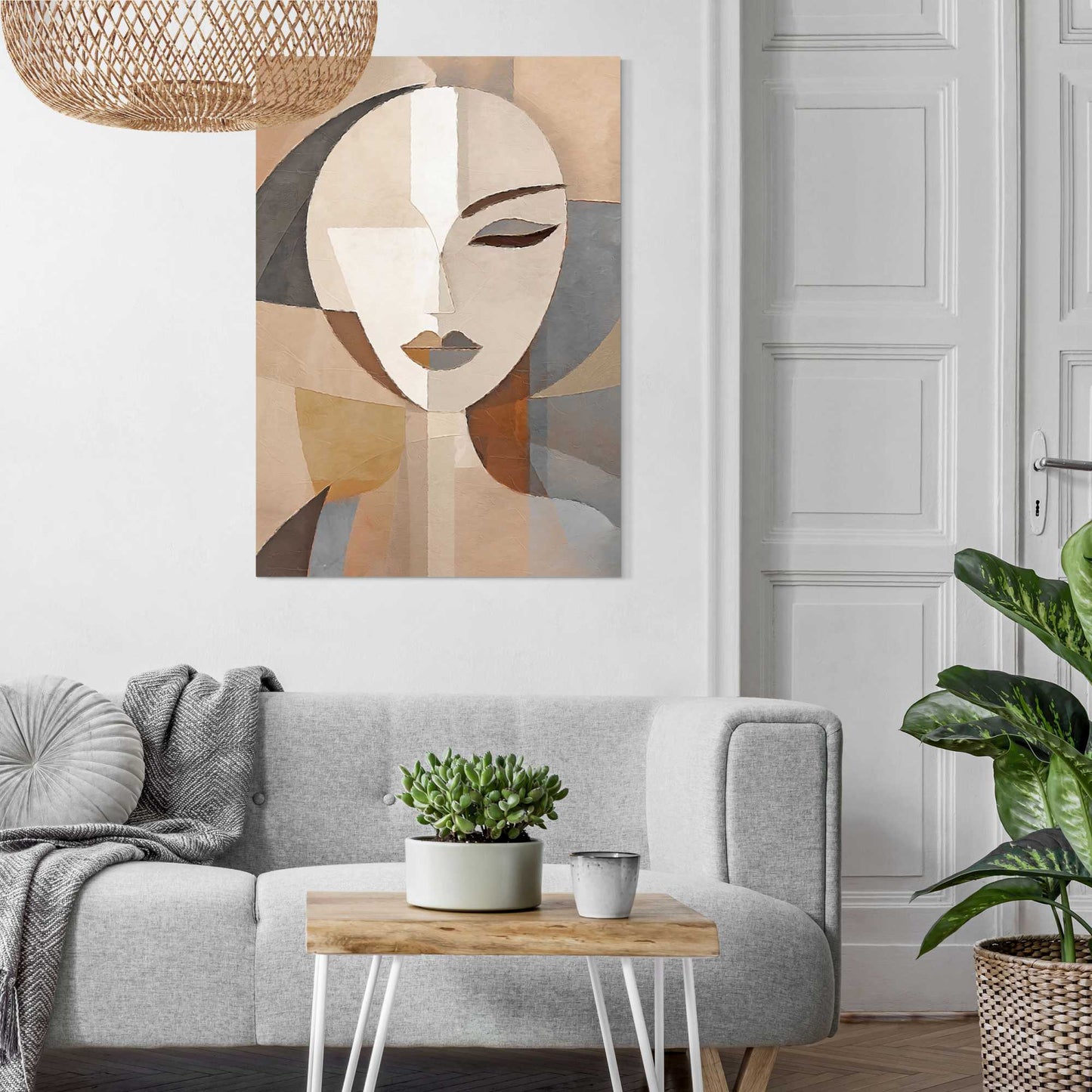 Canvas Earth Portrait 100x70