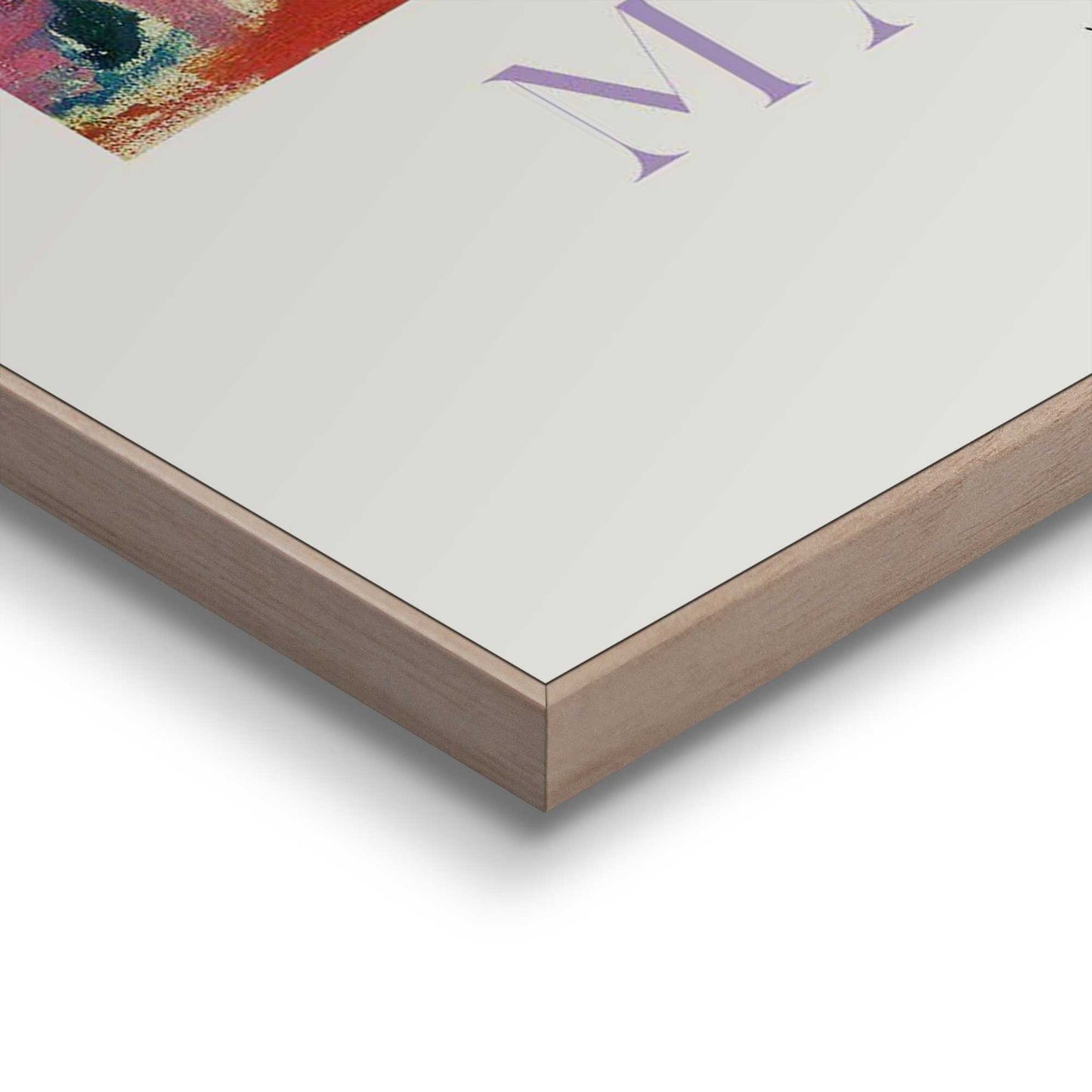 Framed in Wood Matisse - les toits de Collioure 70x50