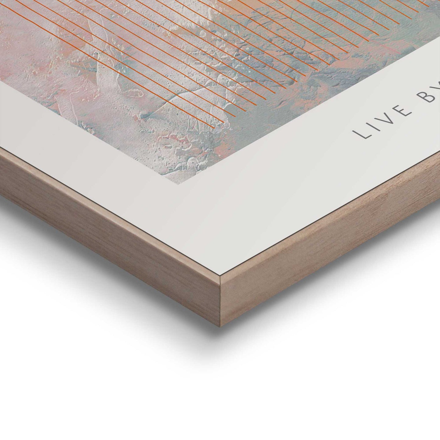 Framed in Wood Sun & Moon 40x50