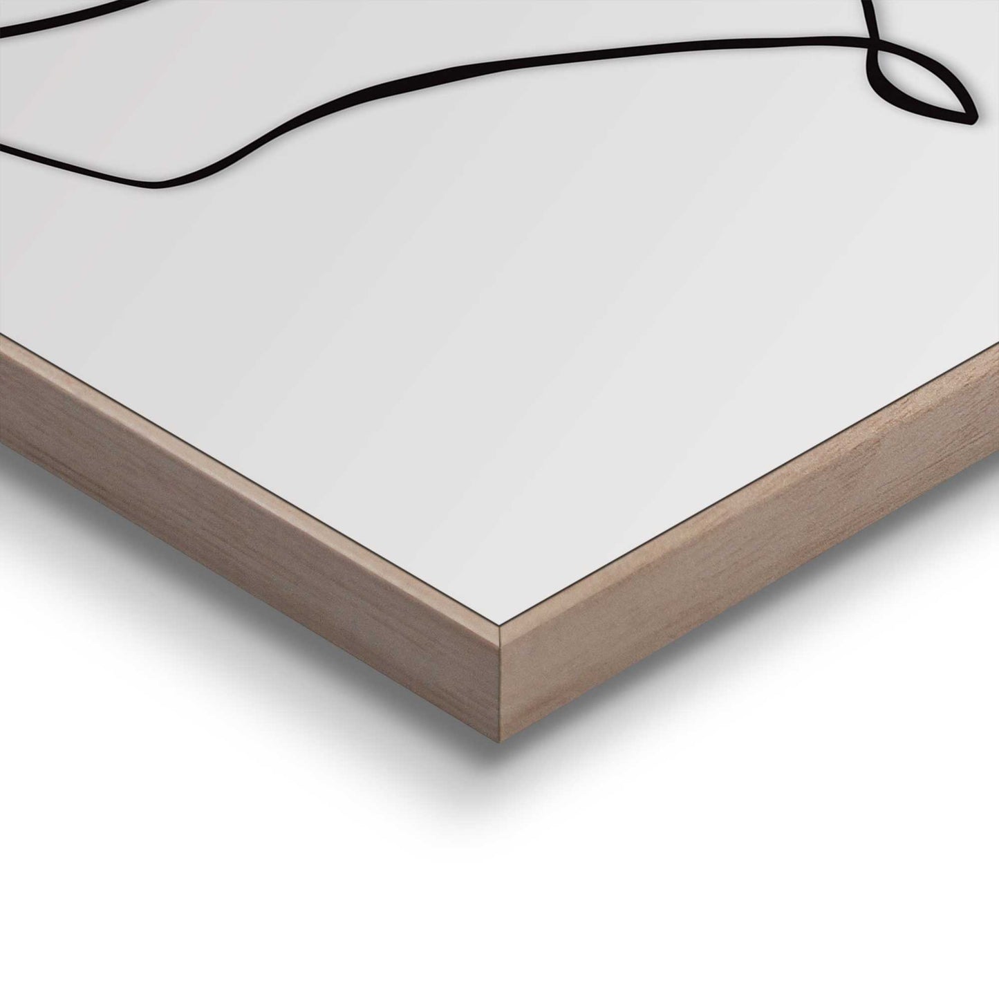 Framed in Wood Love Couple 50x40