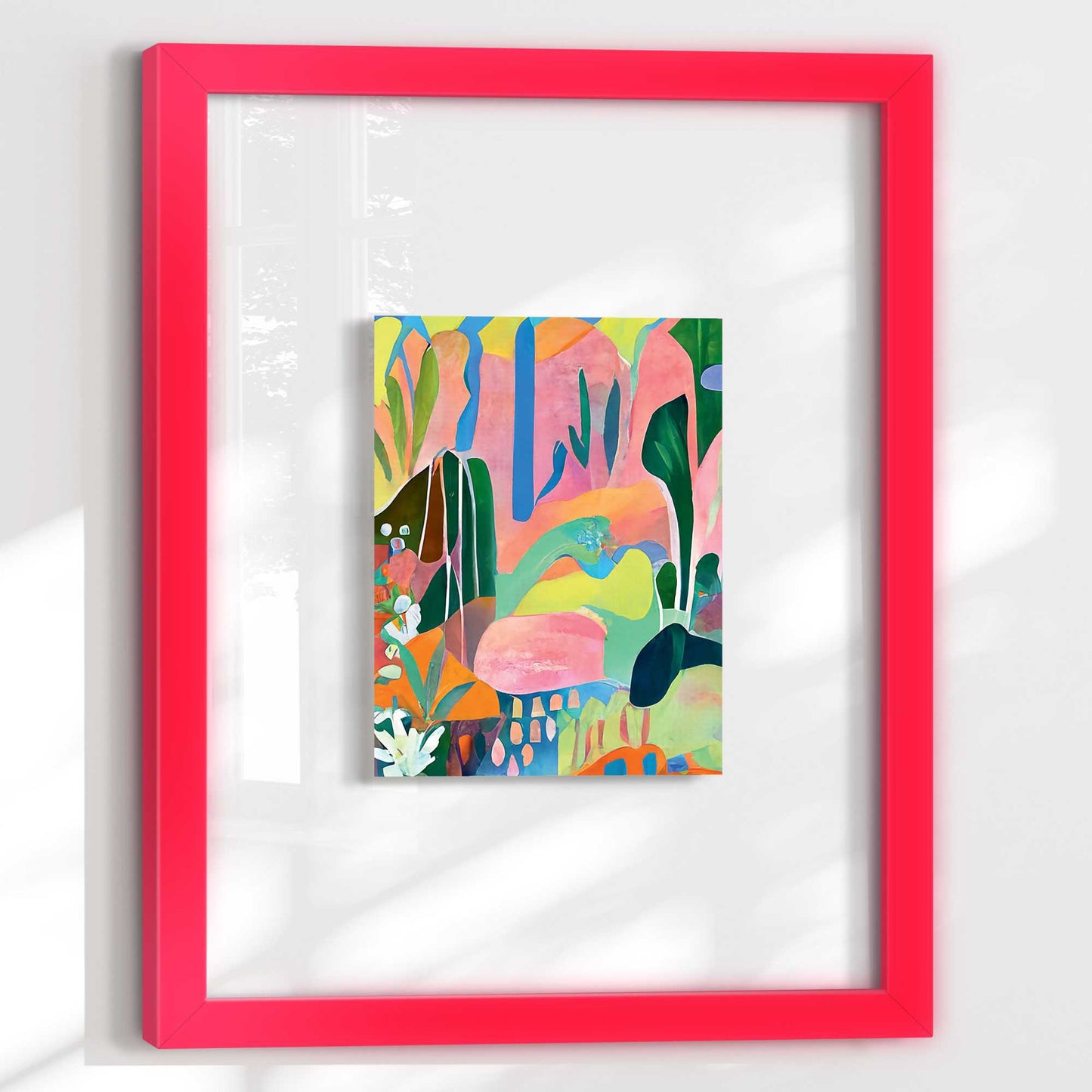 Framed Acryl Garden of Eden 40x30