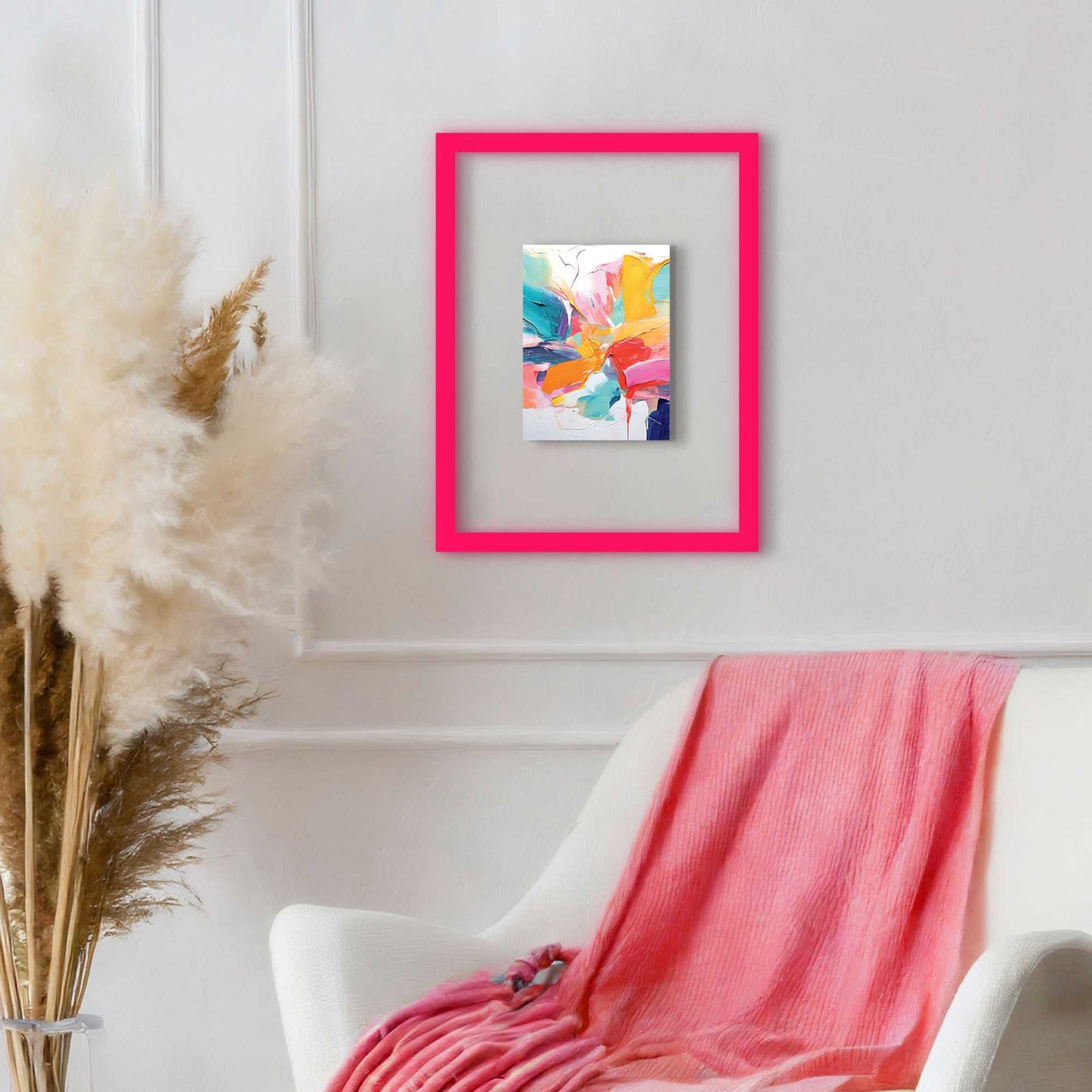 Framed Acryl Full Colour Painted 40x30