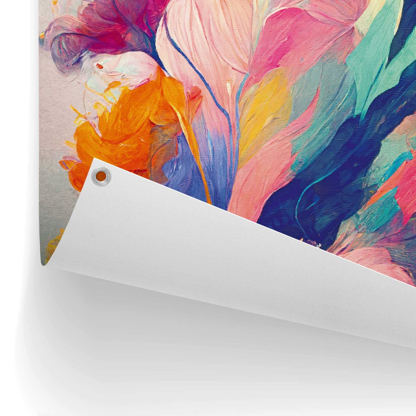Outdoor Art Colourful Painted Flowers II 70x50