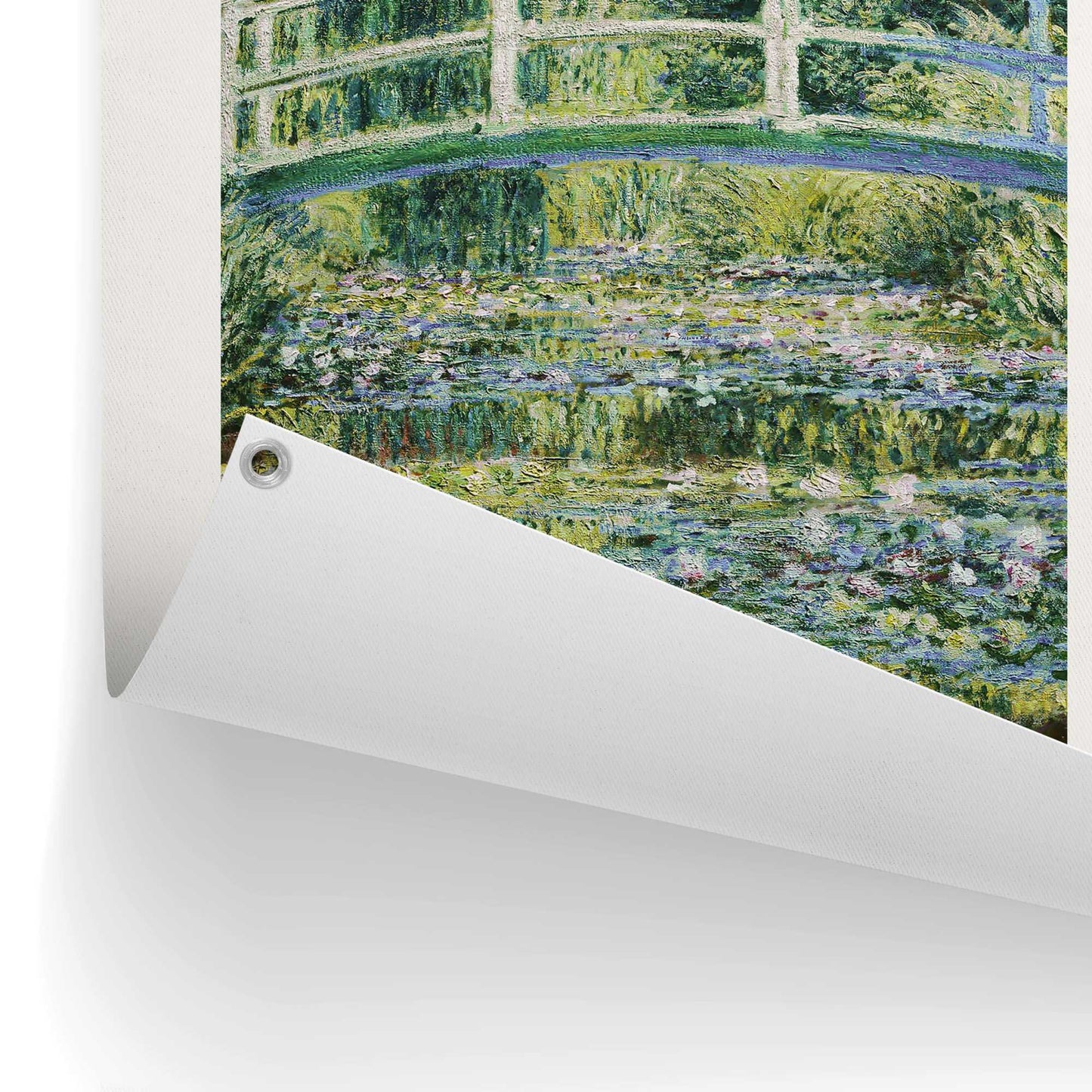 Outdoor Art Monet - Waterlilies and Japanese Bridge 70x50