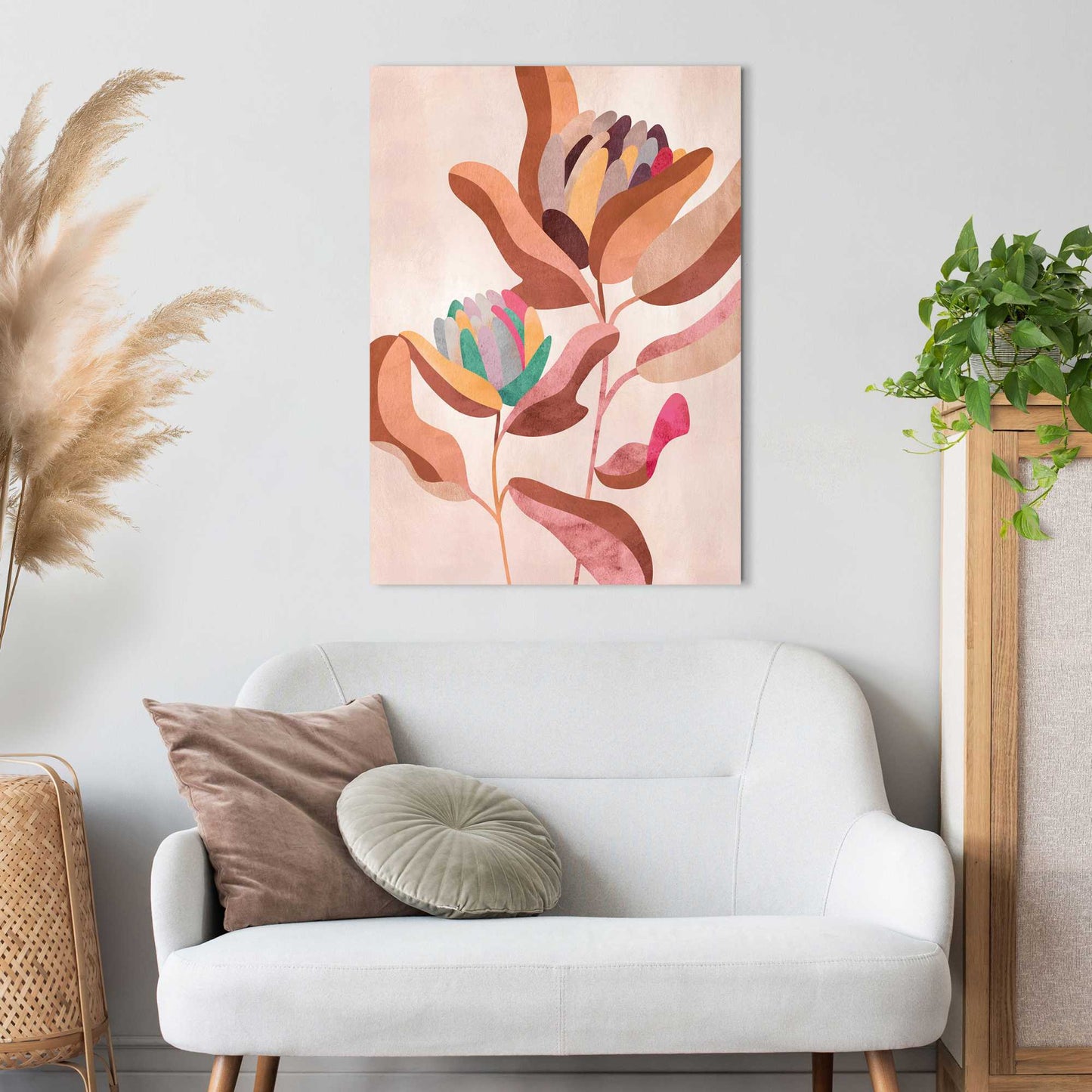 Canvas Floral Terra 70x50