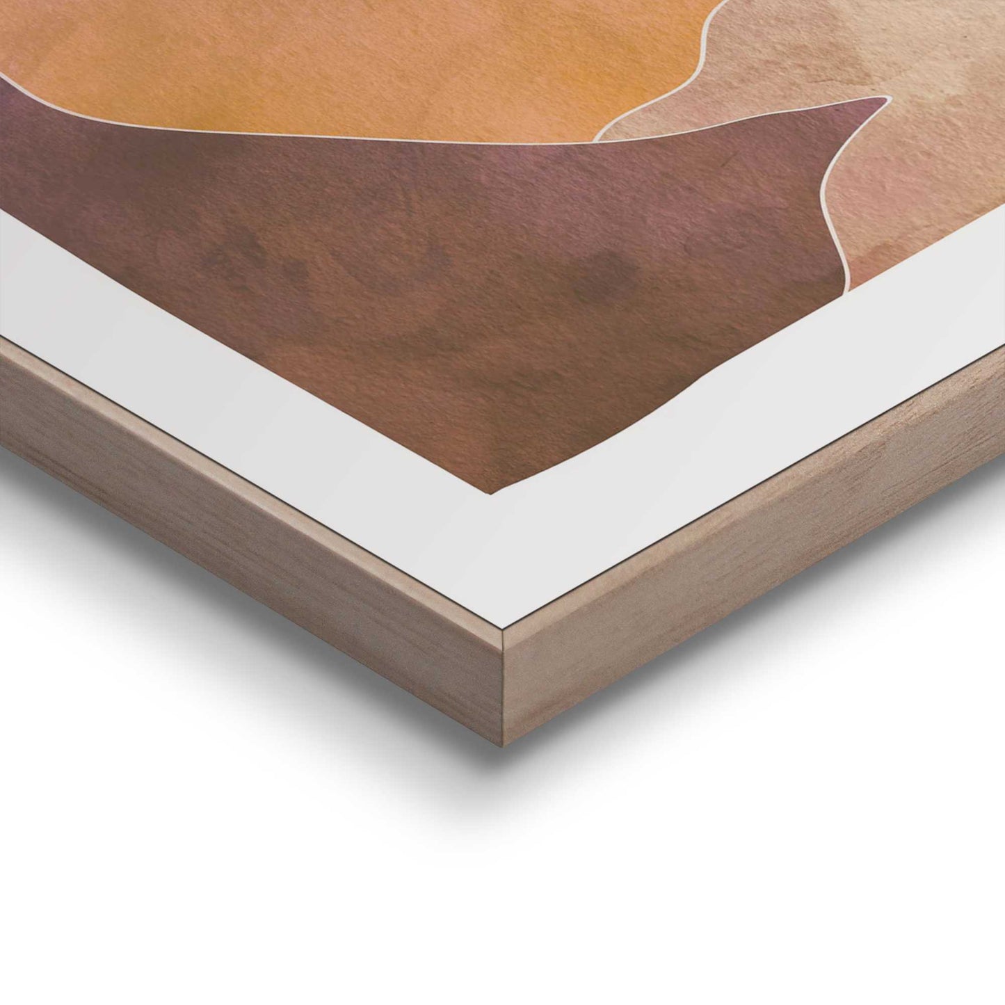 Framed in Wood Mountain Landscape 50x40