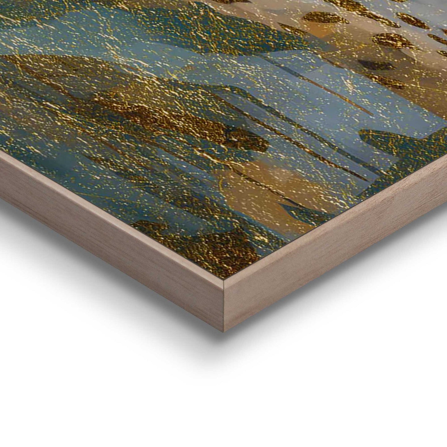 Framed in Wood Jungle Colours 70x50