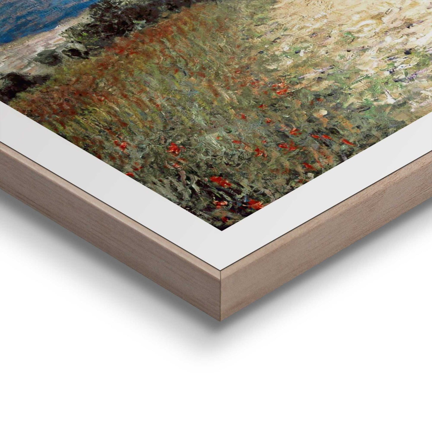 Framed in Wood Monet - alley near Pourville 40x50