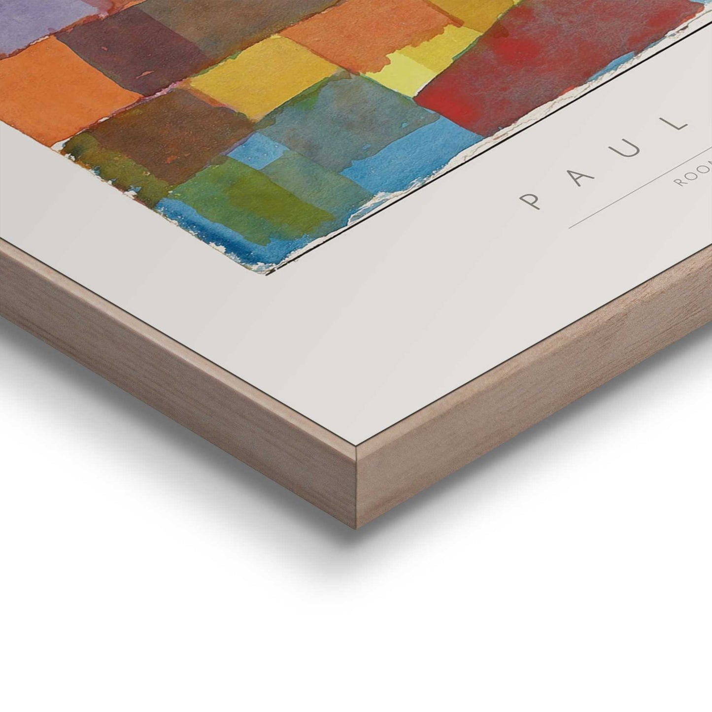 Framed in Wood Paul Klee - room architectures 50x40