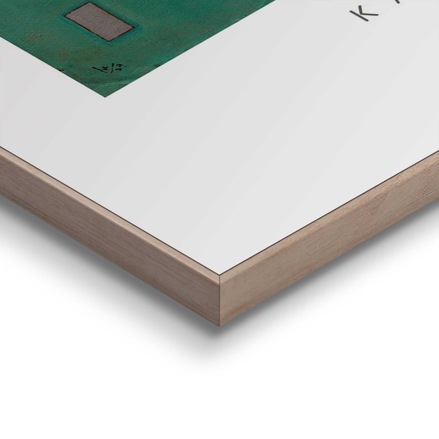 Framed in Wood Wassily Kandinsky - upwards 70x50