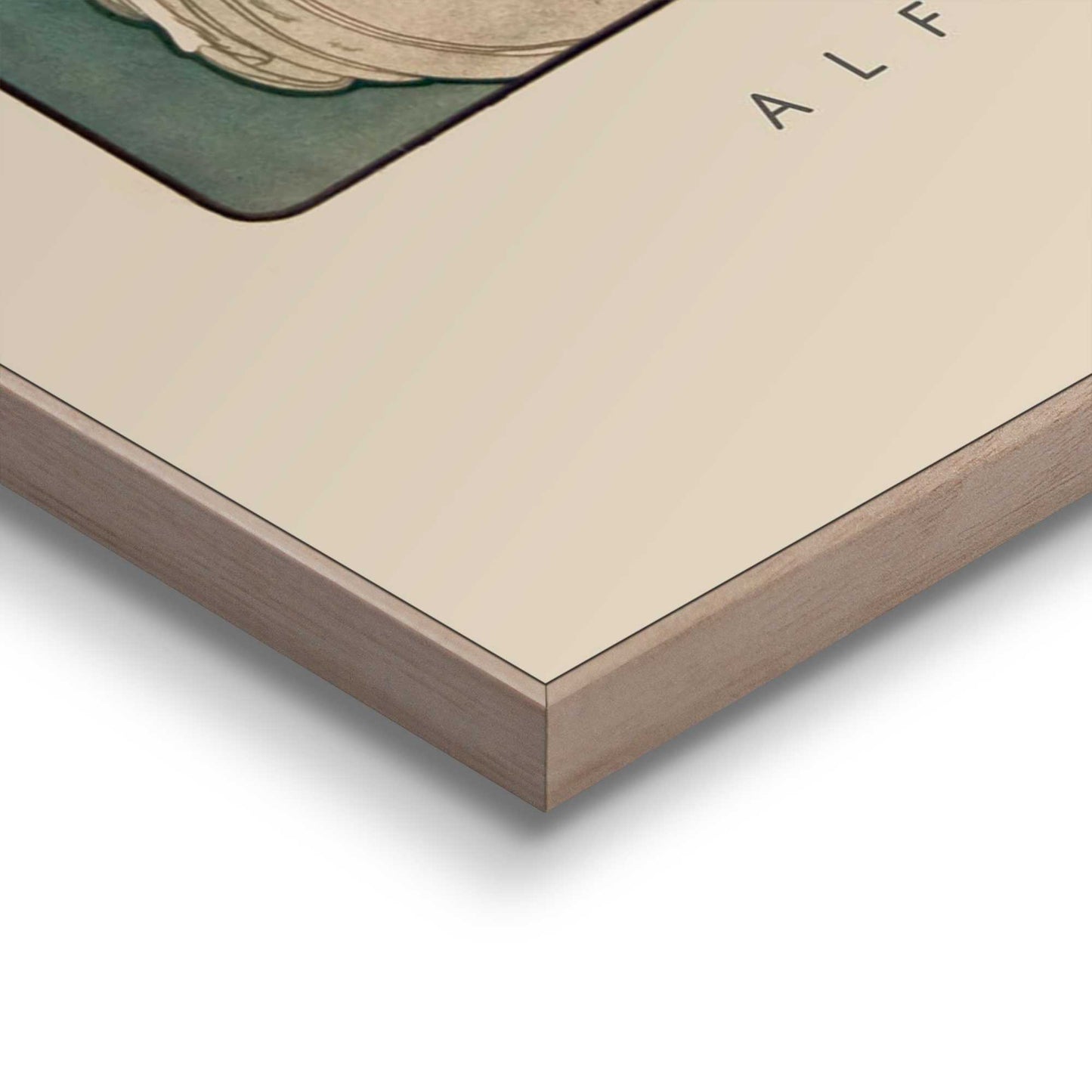 Framed in Wood Jugendstil 70x50