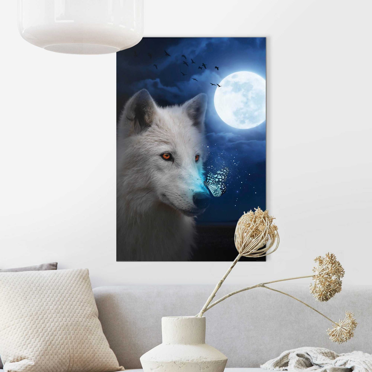 Painting White Wolf 90x60
