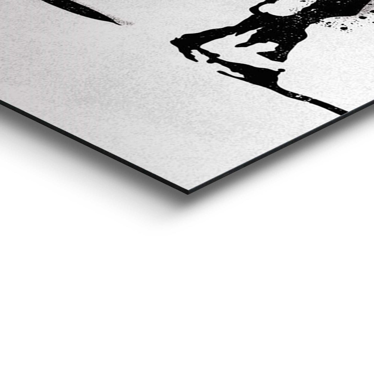 Painting Banksy - the flower thrower 90x60