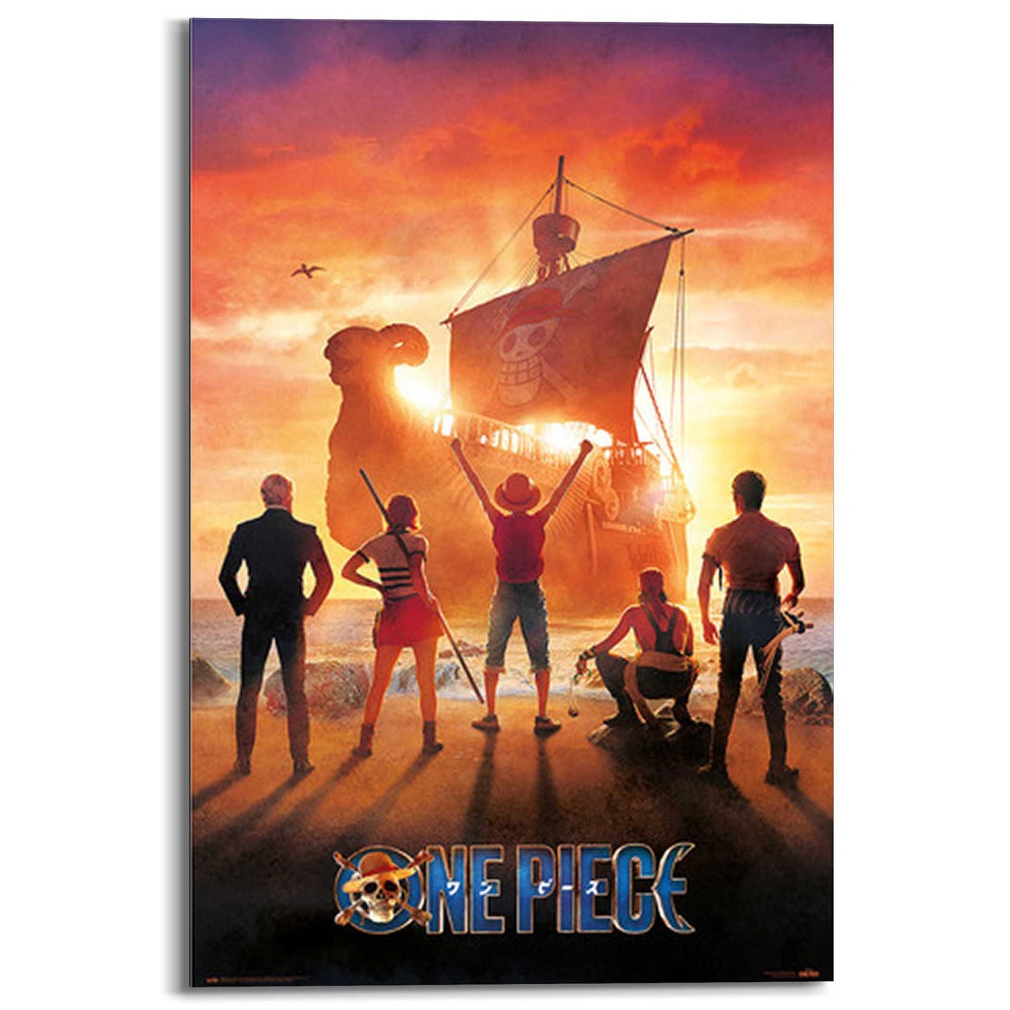 Painting One Piece straw hat pirates 90x60