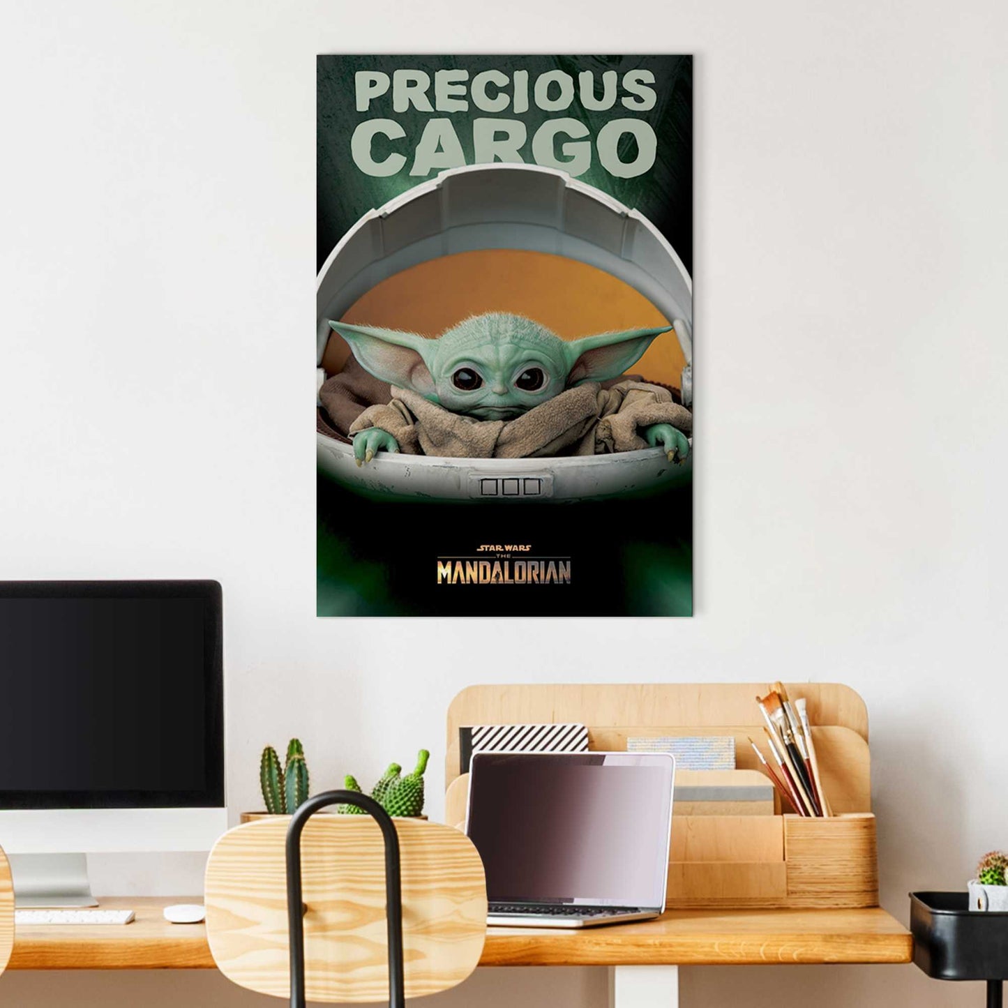 Painting Star Wars: The Mandalorian - precious cargo 90x60