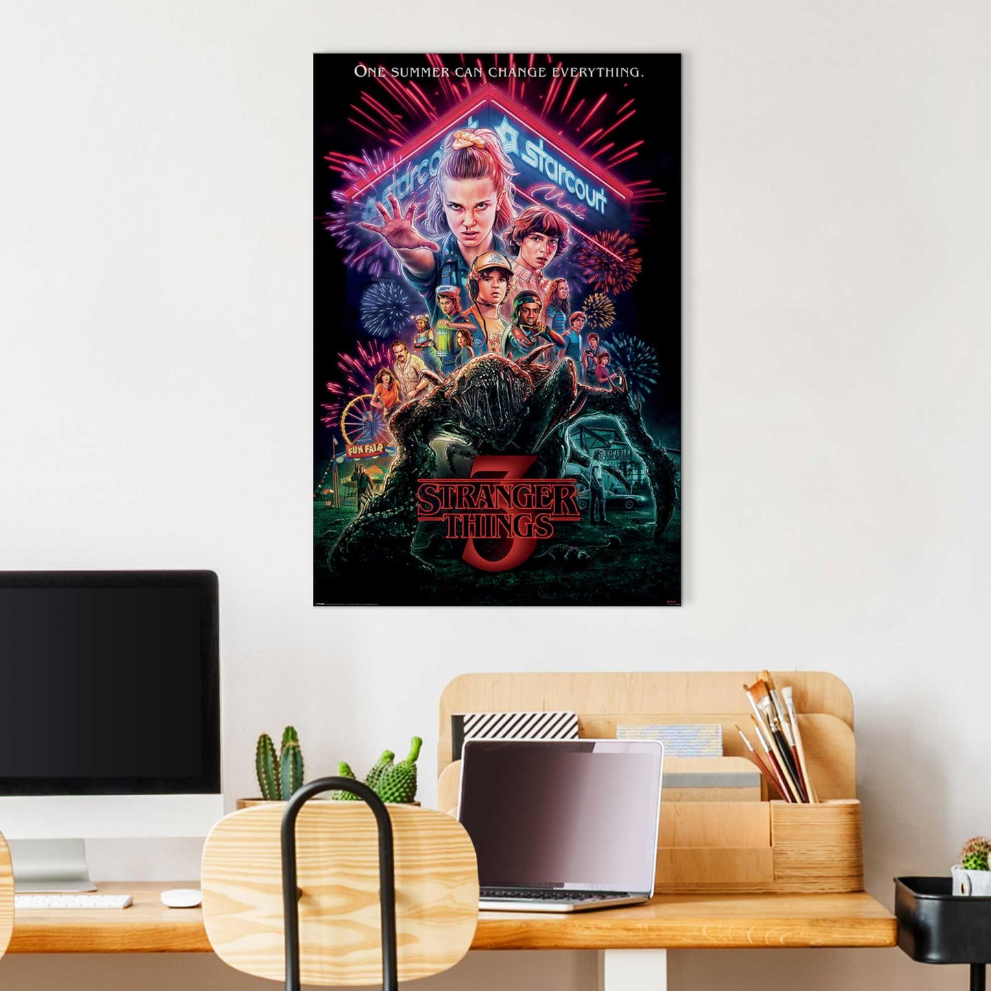 Painting Stranger Things - Summer of 85 90x60