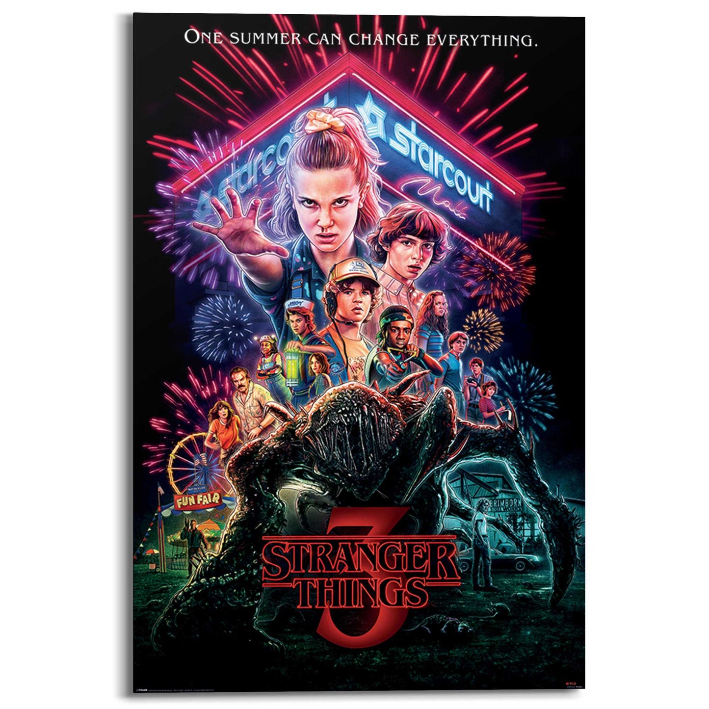 Painting Stranger Things - Summer of 85 90x60