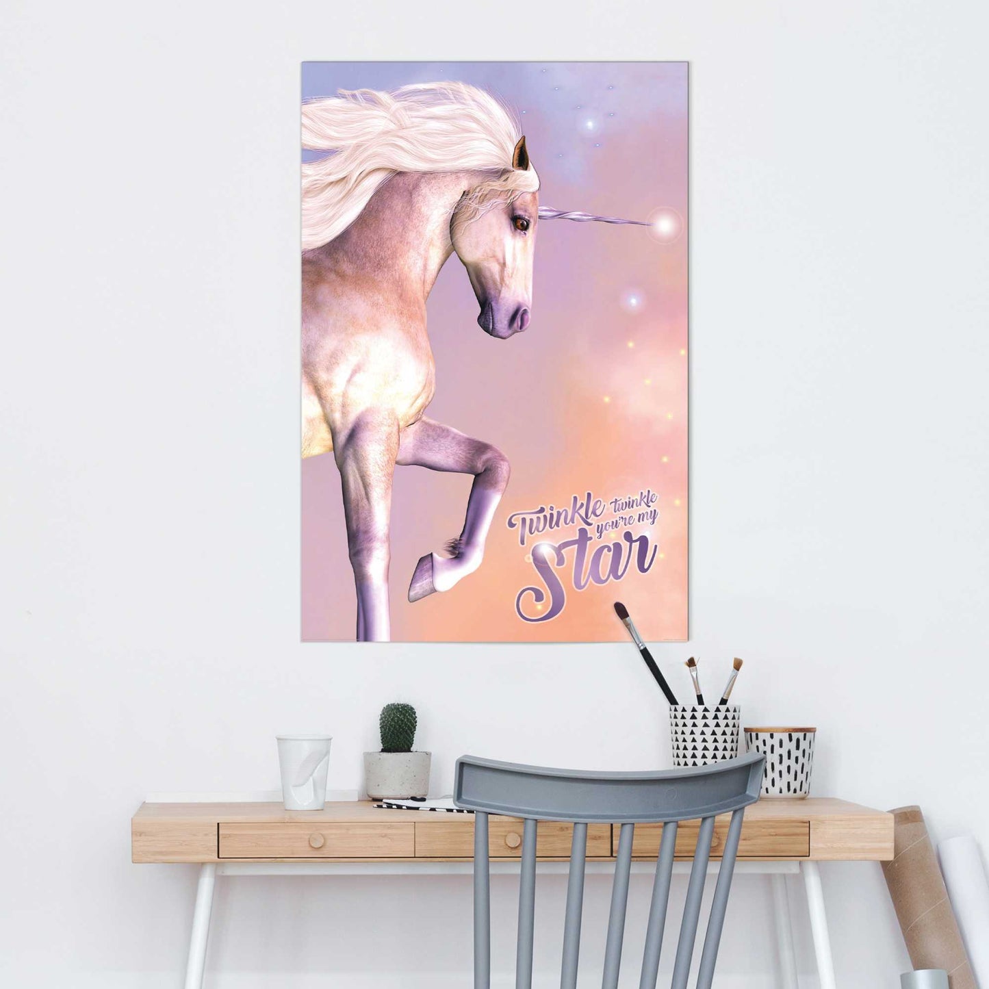 Painting Unicorn Sparkle 90x60