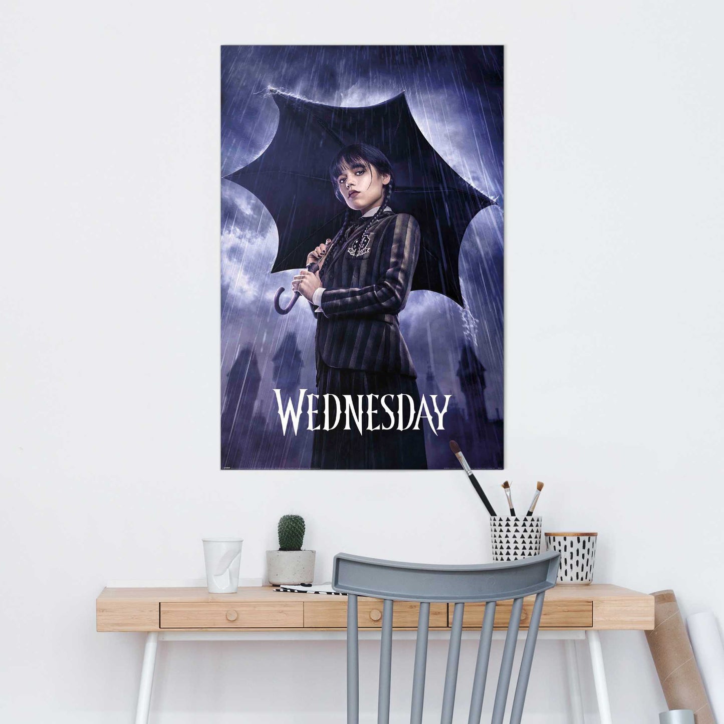 Painting Wednesday - downpour 90x60