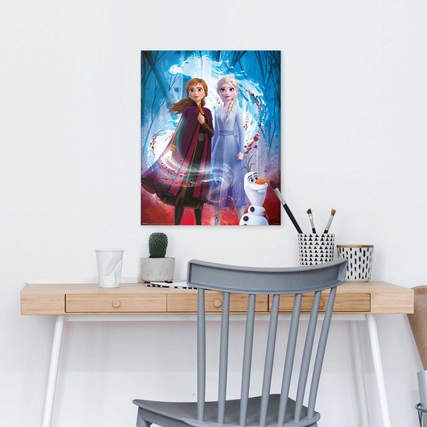 Painting Disney Frozen 2 - Guiding Spirit 50x40