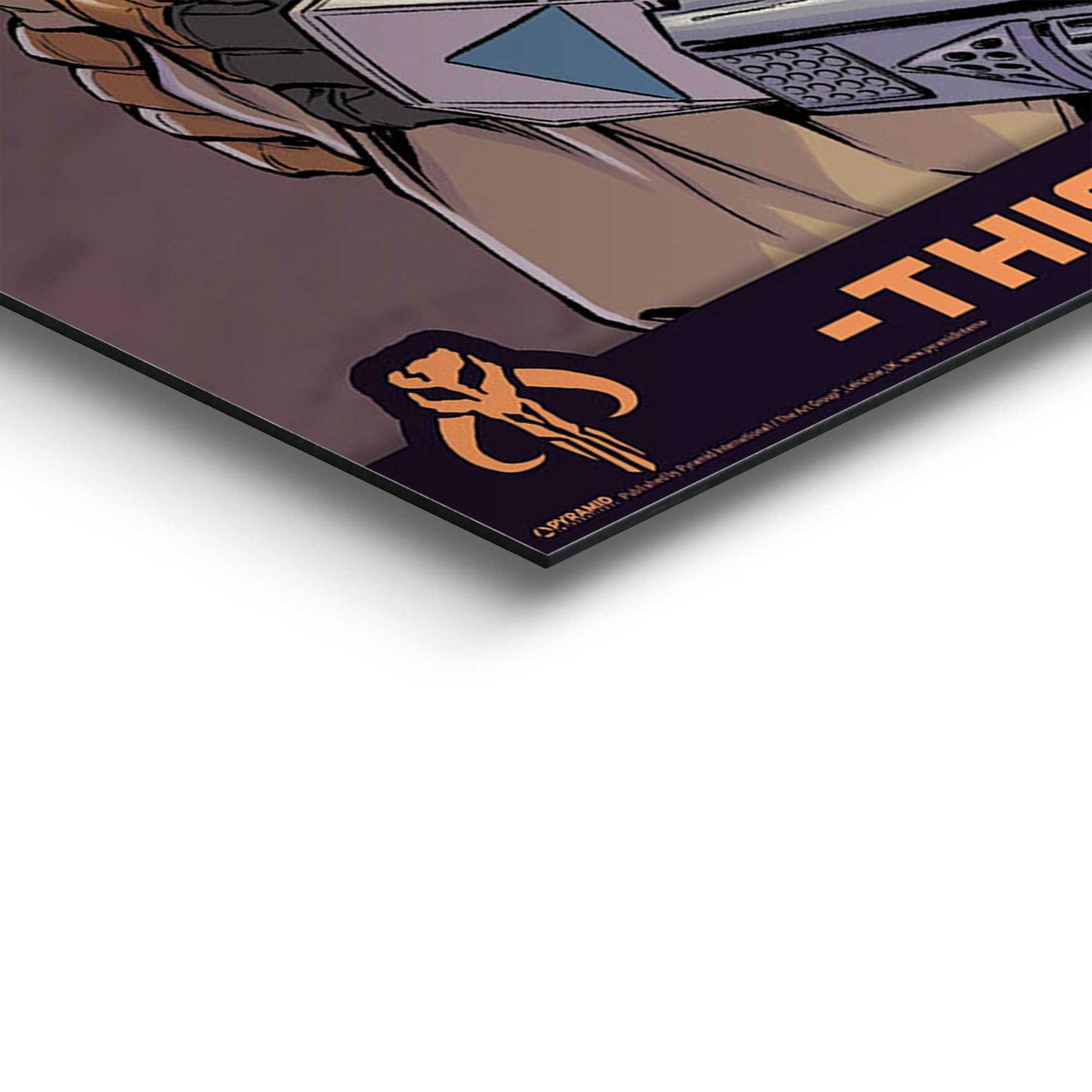 Painting Star Wars The Mandalorian - hello little one 50x40