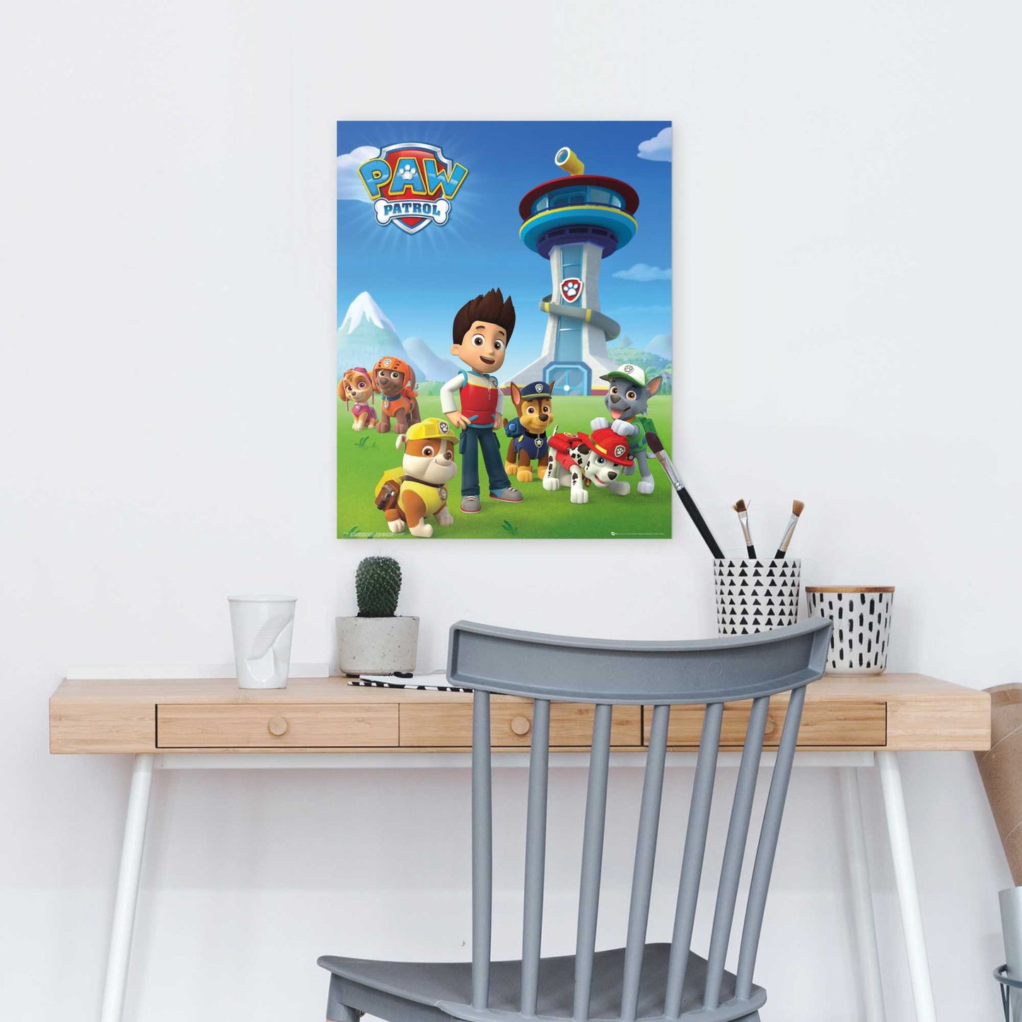 Painting Paw Patrol - team 50x40
