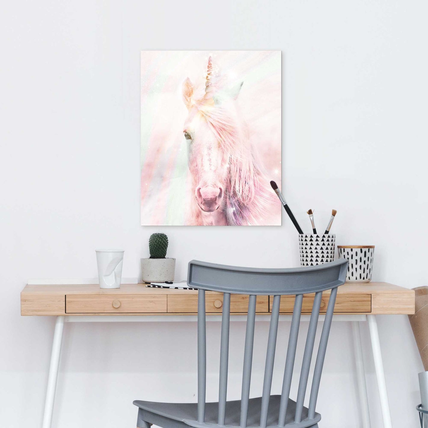 Painting Unicorn Fluffy 50x40
