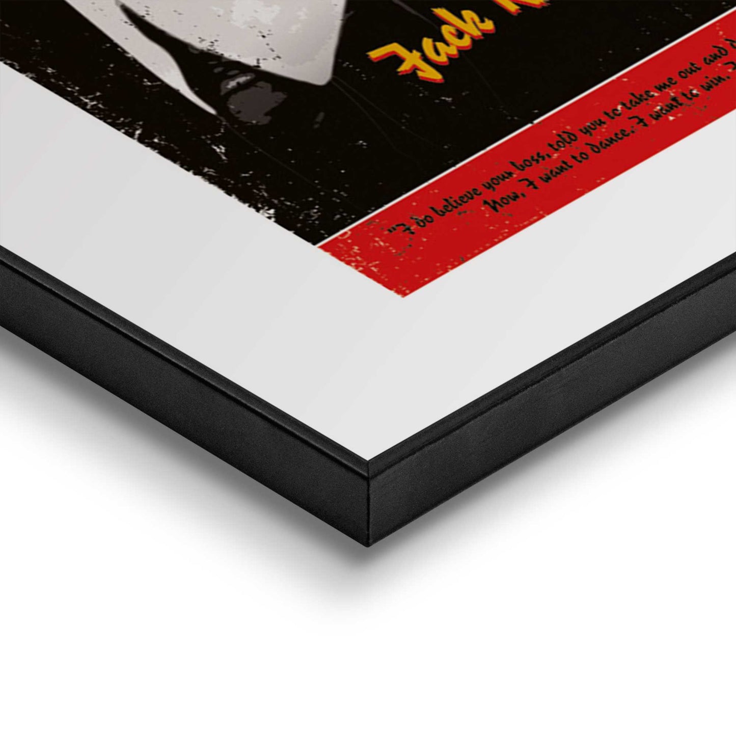 Framed in Black Pulp Fiction - twist contest 50x40