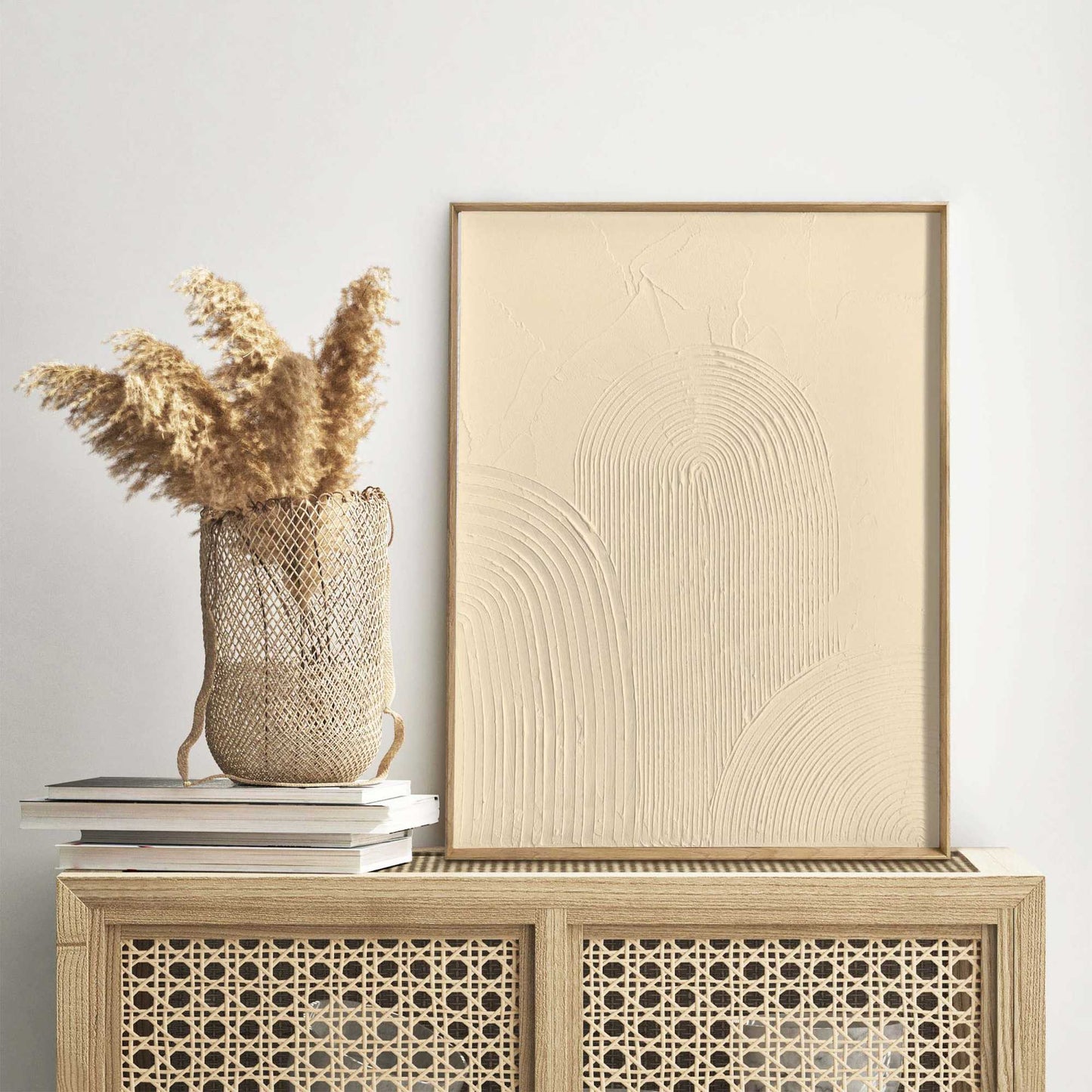 Handmade 3D Art Arches - sand 40x30