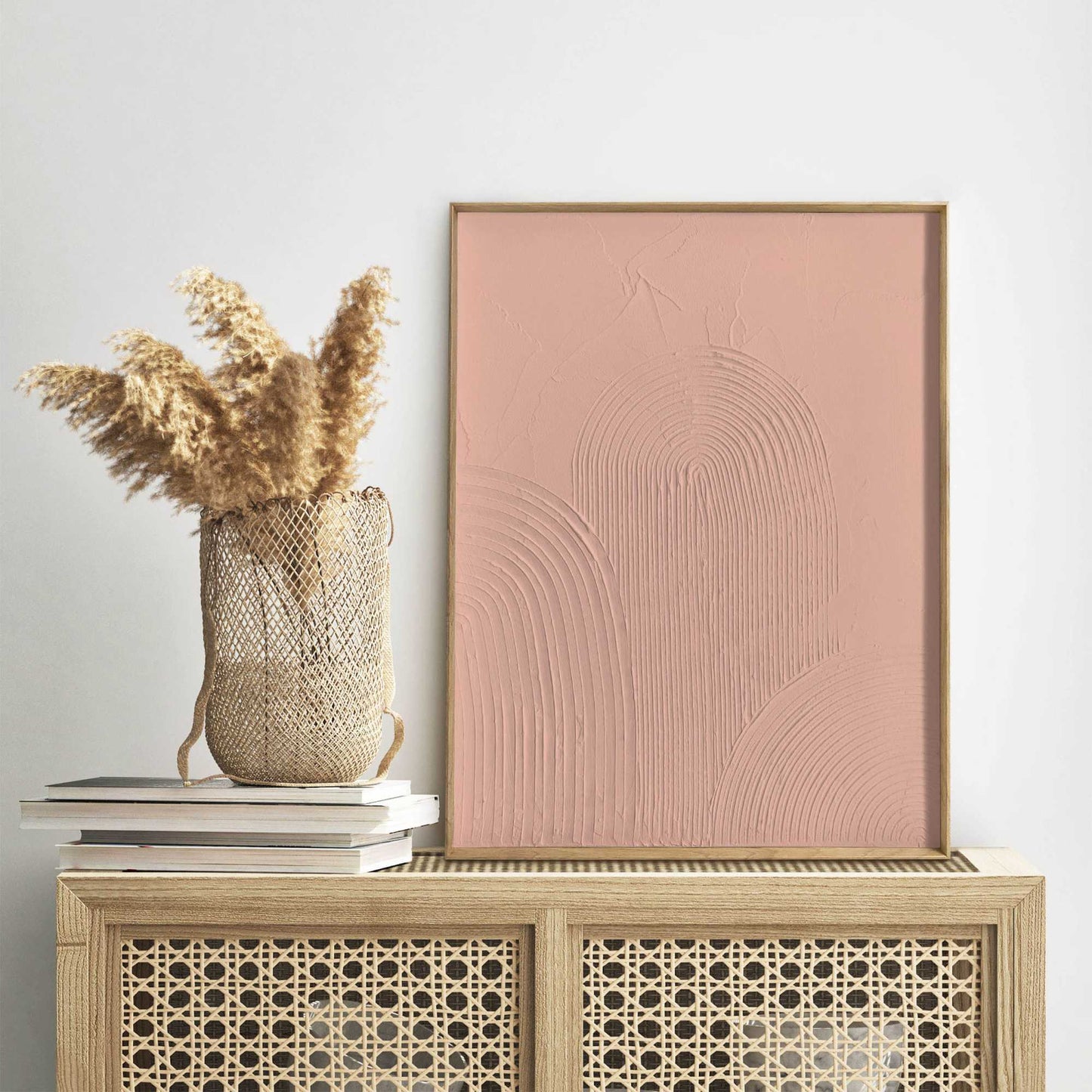 Handmade 3D Art Arches - nude/terra 40x30